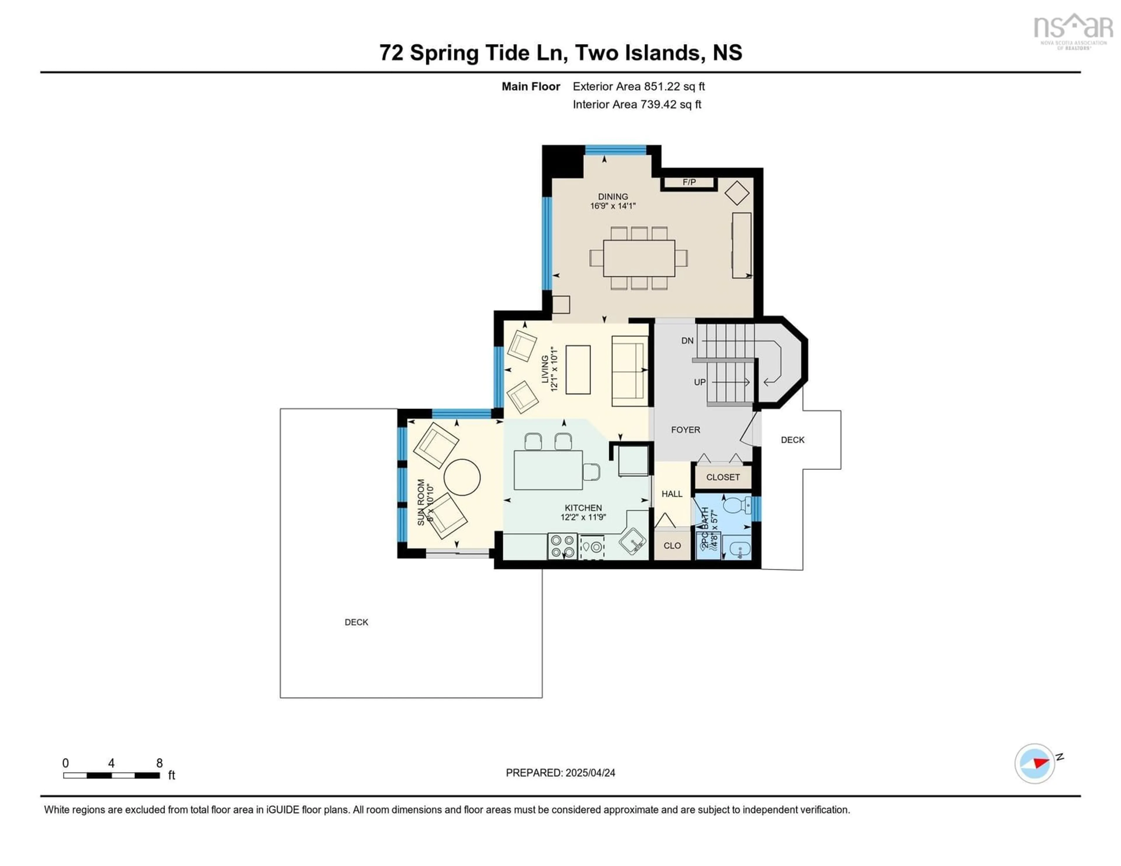Floor plan for 72 Spring Tide Lane, Two Islands Nova Scotia B0M 1S0