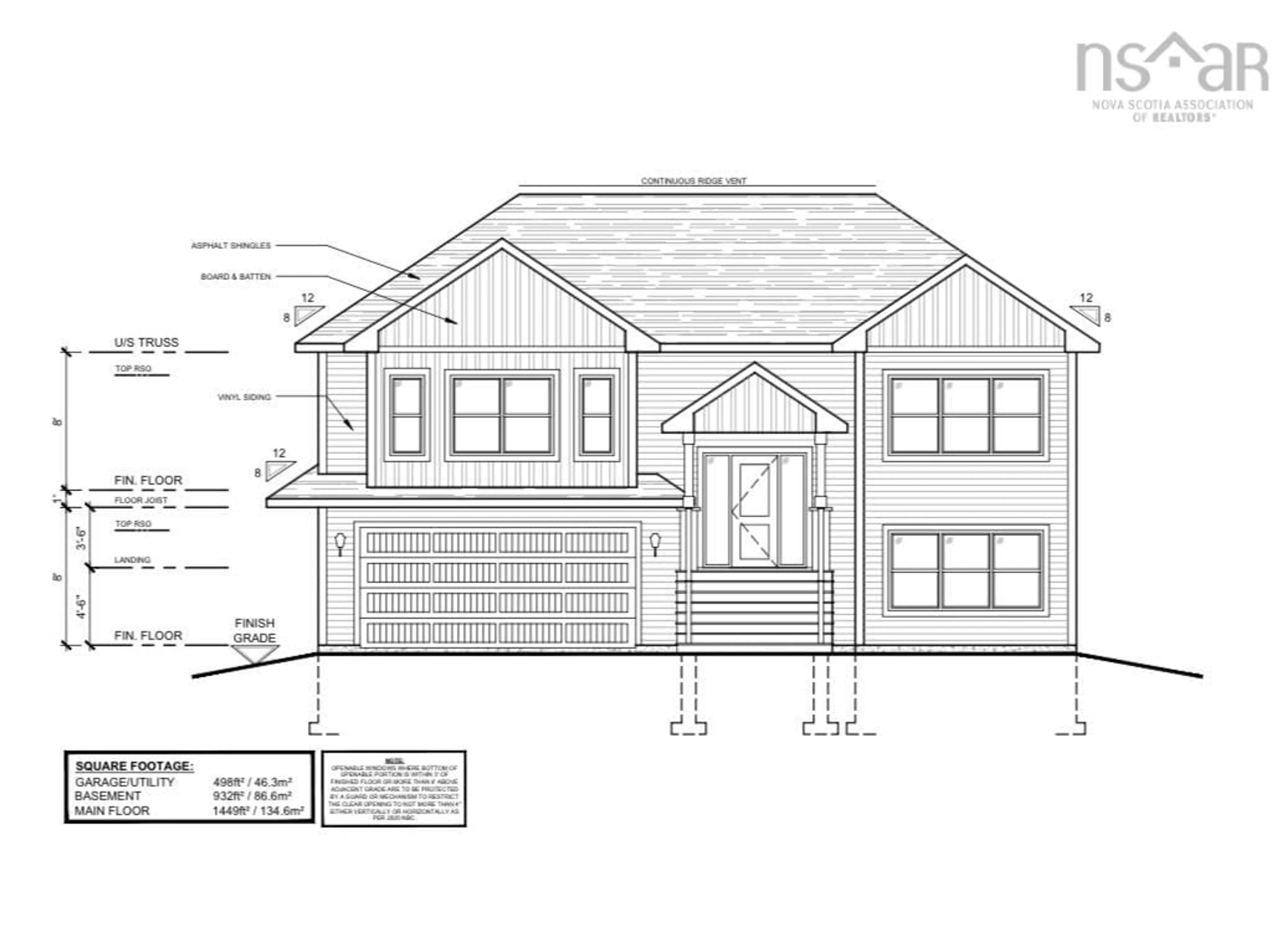 Floor plan for Quail Ridge #Lot 555, Beaver Bank Nova Scotia B4G 0G8