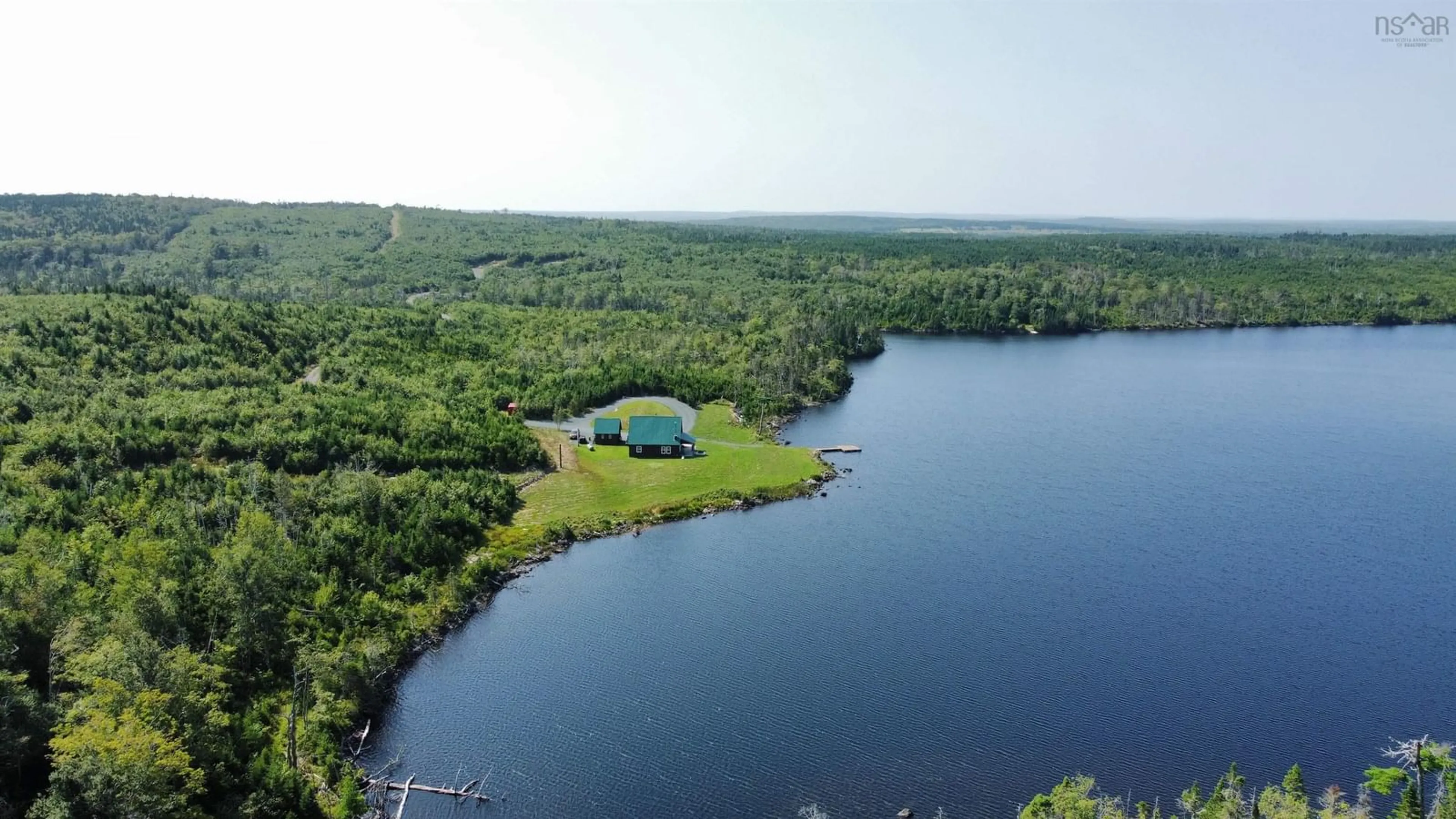 A pic from outside/outdoor area/front of a property/back of a property/a pic from drone, water/lake/river/ocean view for 1648 Upper Glencoe Rd, Erinville Nova Scotia B0H 1X0