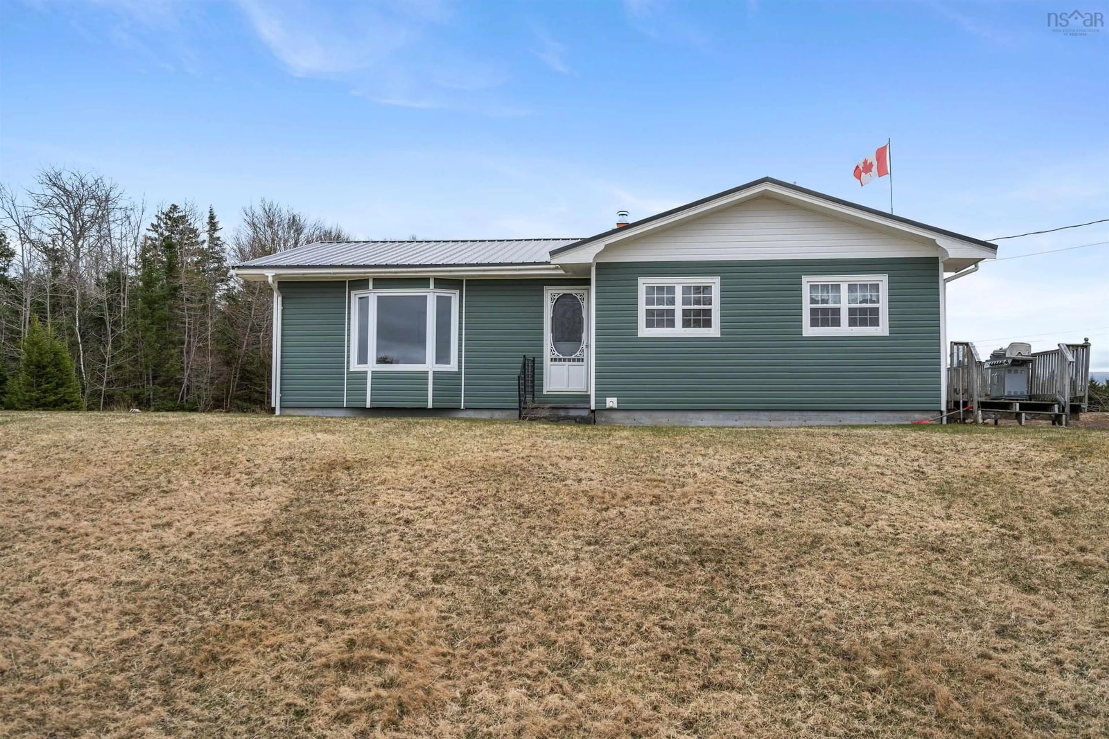 Home with vinyl exterior material, street for 684 St Marys Rd, Chaplin Nova Scotia B0N 2M0