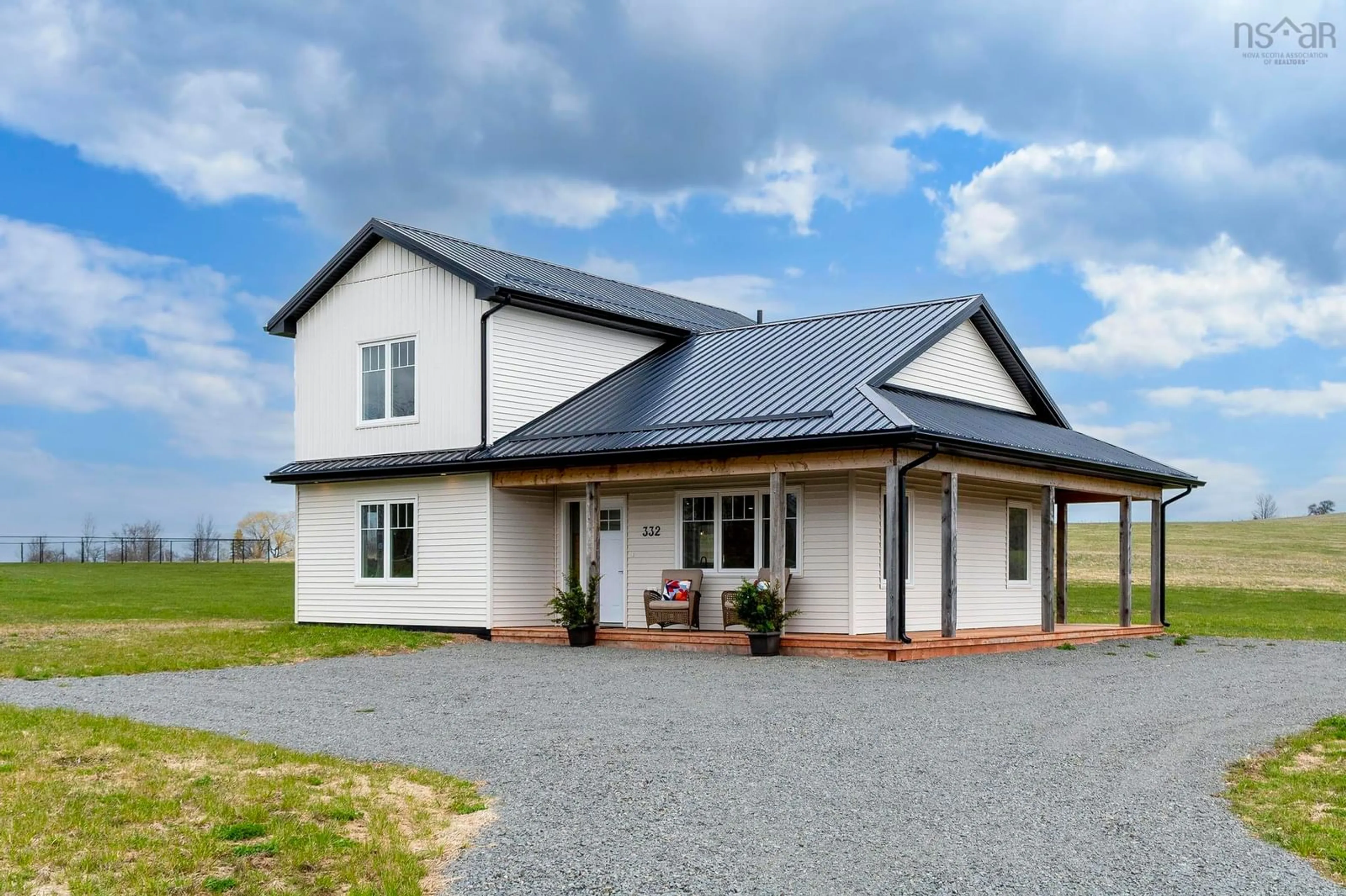 A pic from outside/outdoor area/front of a property/back of a property/a pic from drone, building for 332 Highway 215, Ellershouse Nova Scotia B0N 1L0