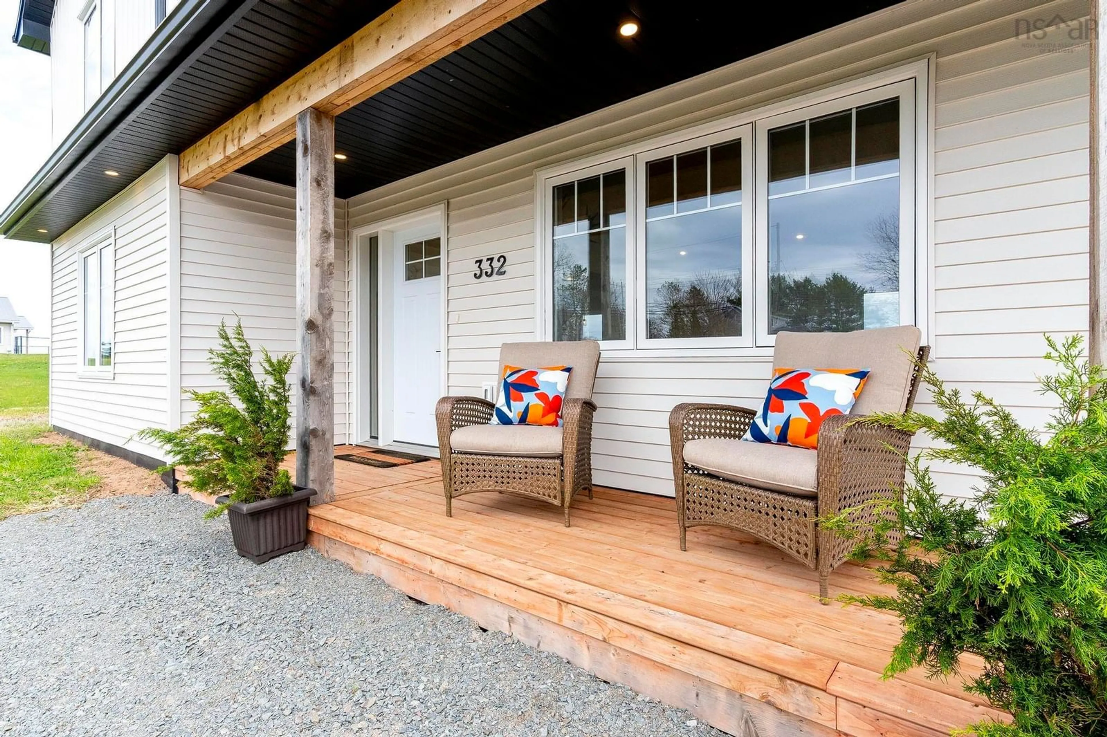 Patio, unknown for 332 Highway 215, Ellershouse Nova Scotia B0N 1L0