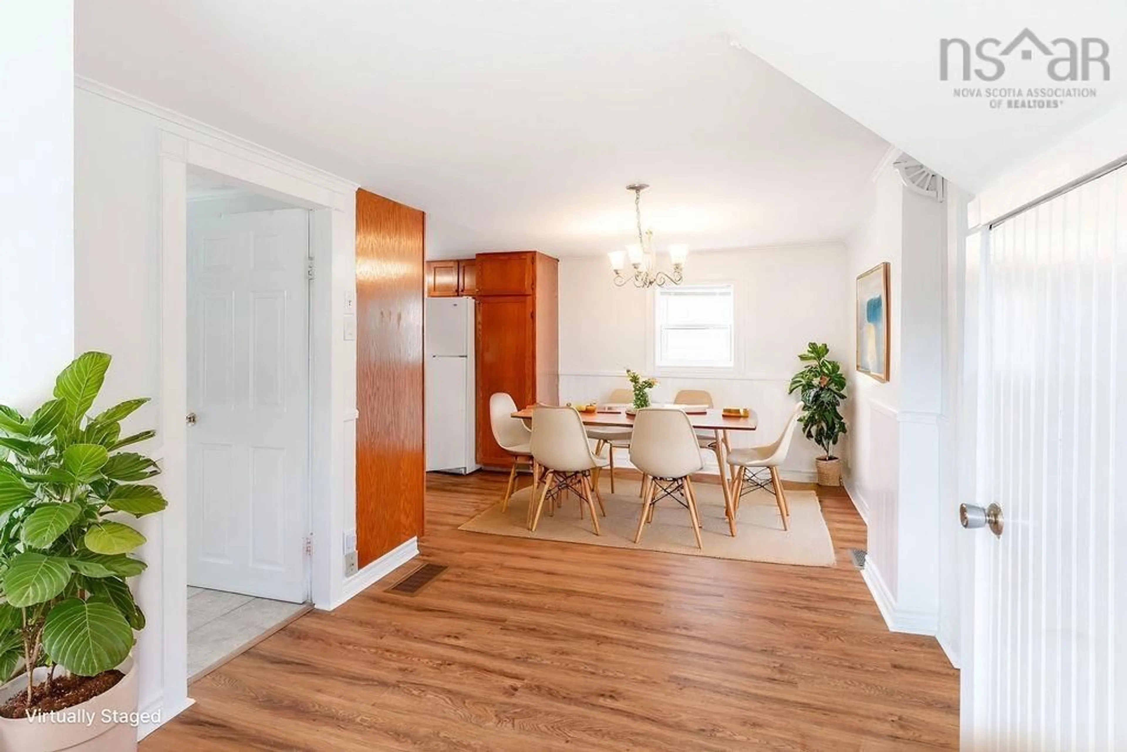 Dining room, wood/laminate floor for 1 Robina Dr, Lake Echo Nova Scotia B3E 1A7