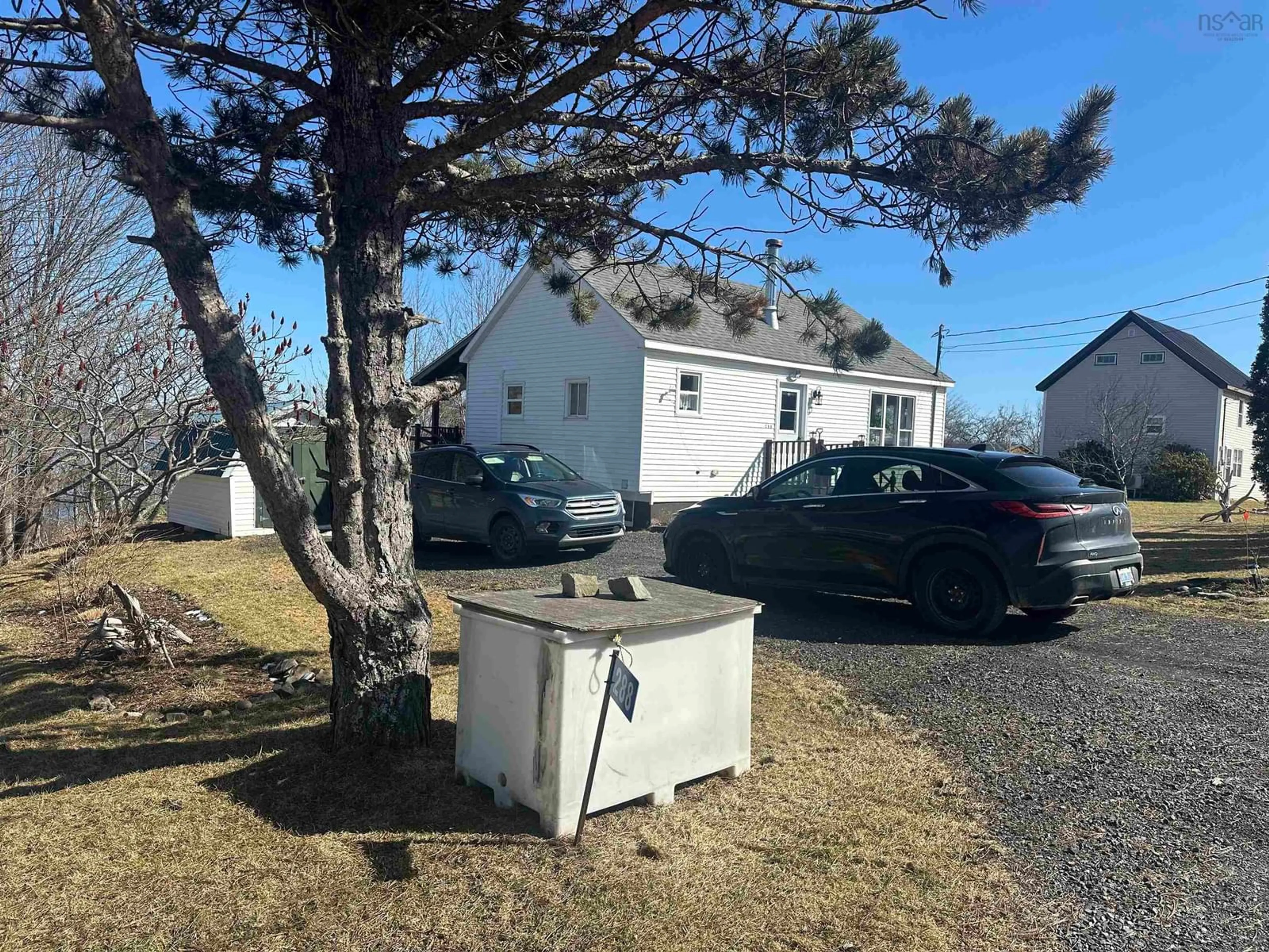 A pic from outside/outdoor area/front of a property/back of a property/a pic from drone, street for 288 Hattie St, Mulgrave Nova Scotia B0E 2G0