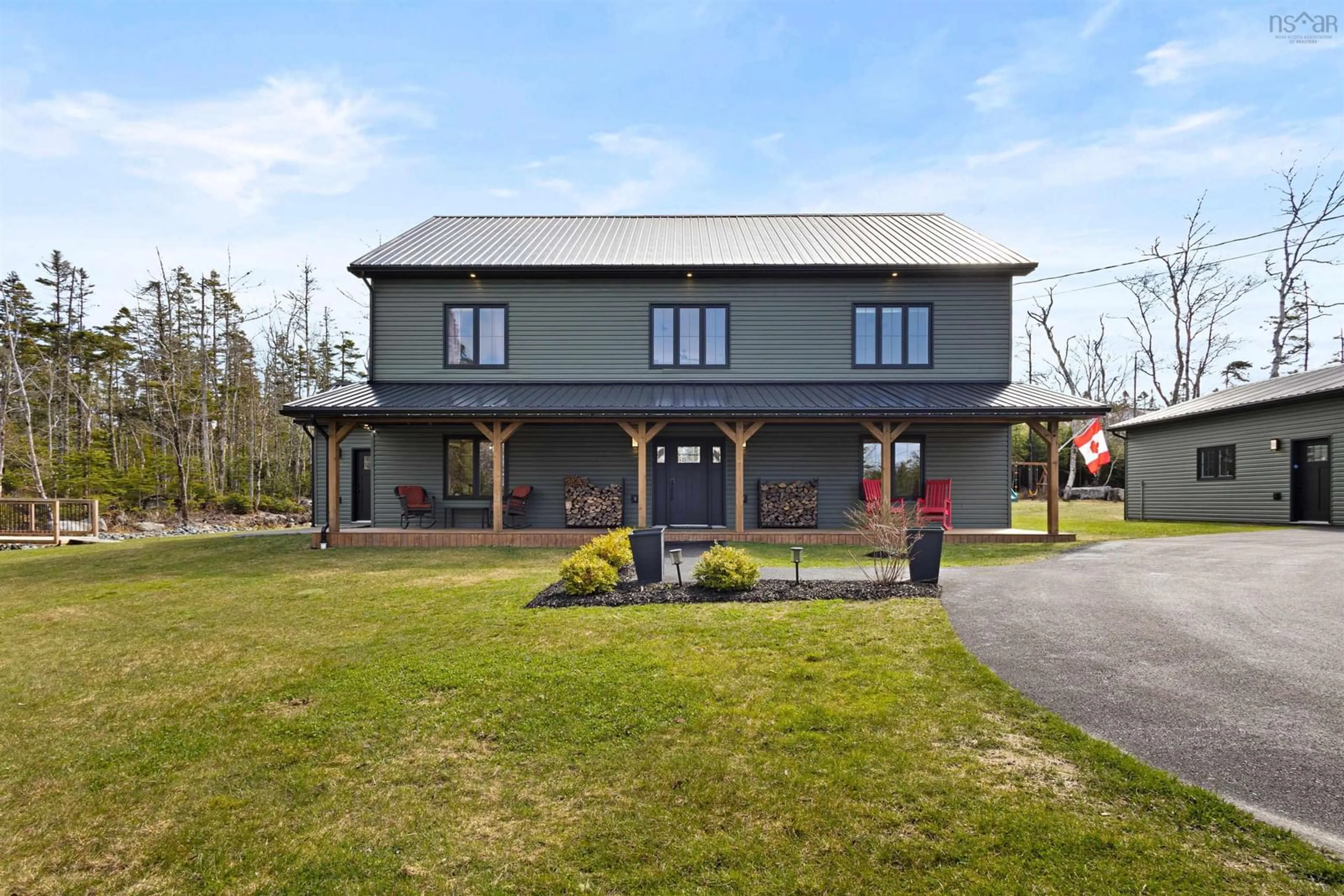 A pic from outside/outdoor area/front of a property/back of a property/a pic from drone, building for 9279 Peggys Cove Rd, Hackett's Cove Nova Scotia B3Z 3M9