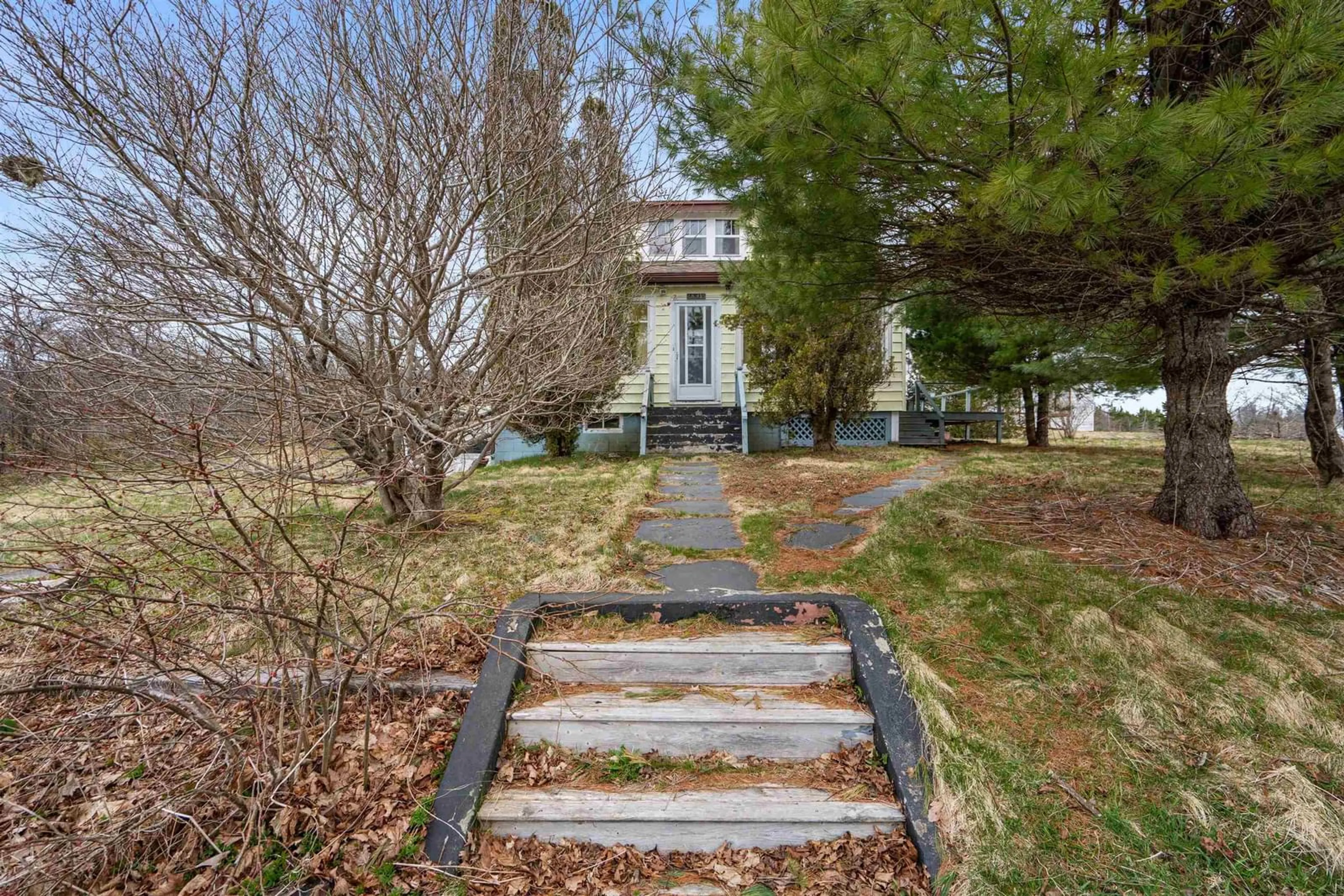 A pic from outside/outdoor area/front of a property/back of a property/a pic from drone, street for 28915 Highway 7, Moser River Nova Scotia B0J 2K0
