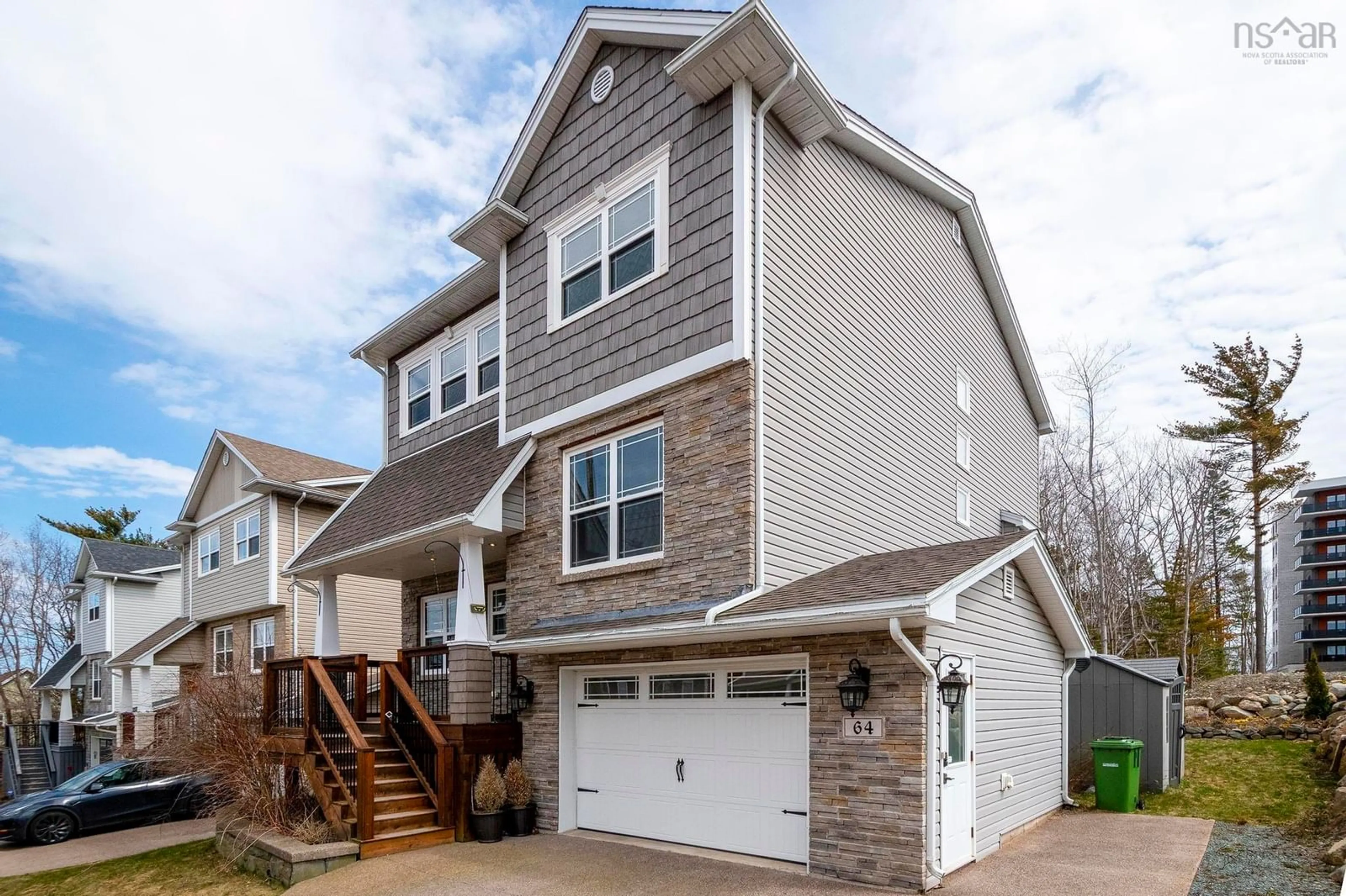 Home with vinyl exterior material, street for 64 Cannon Terr, Dartmouth Nova Scotia B3A 0A1