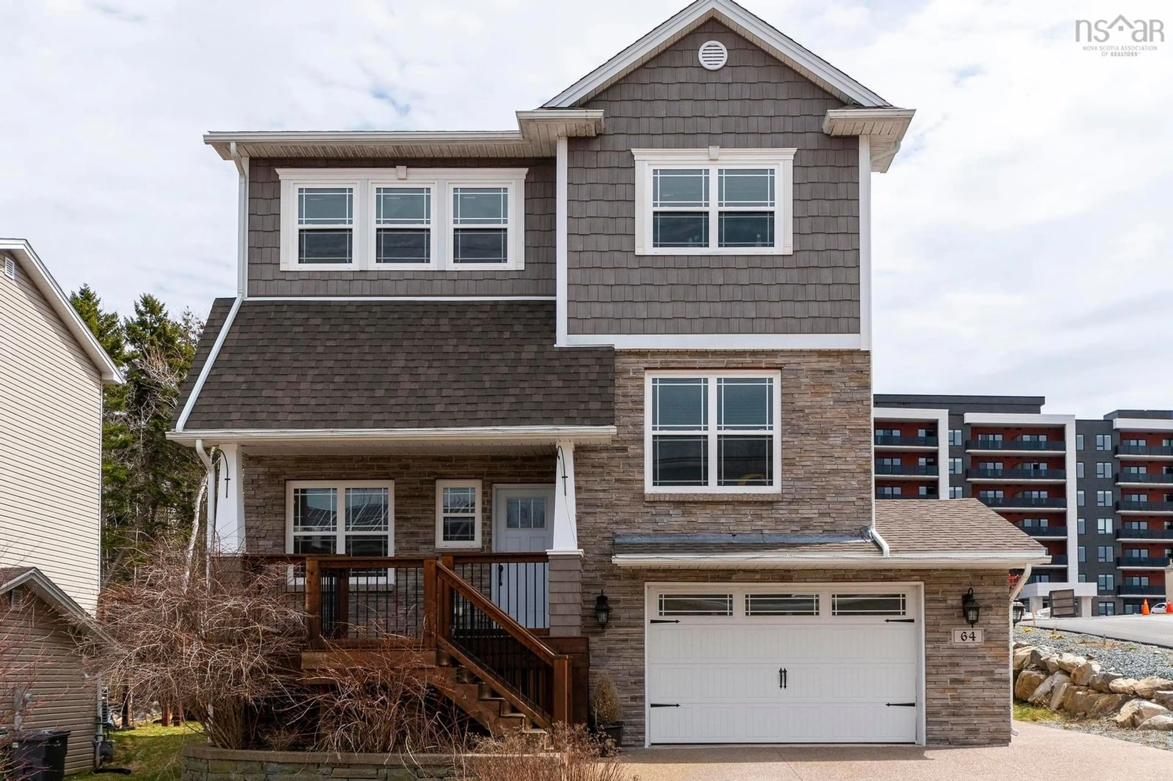 Home with vinyl exterior material, street for 64 Cannon Terr, Dartmouth Nova Scotia B3A 0A1