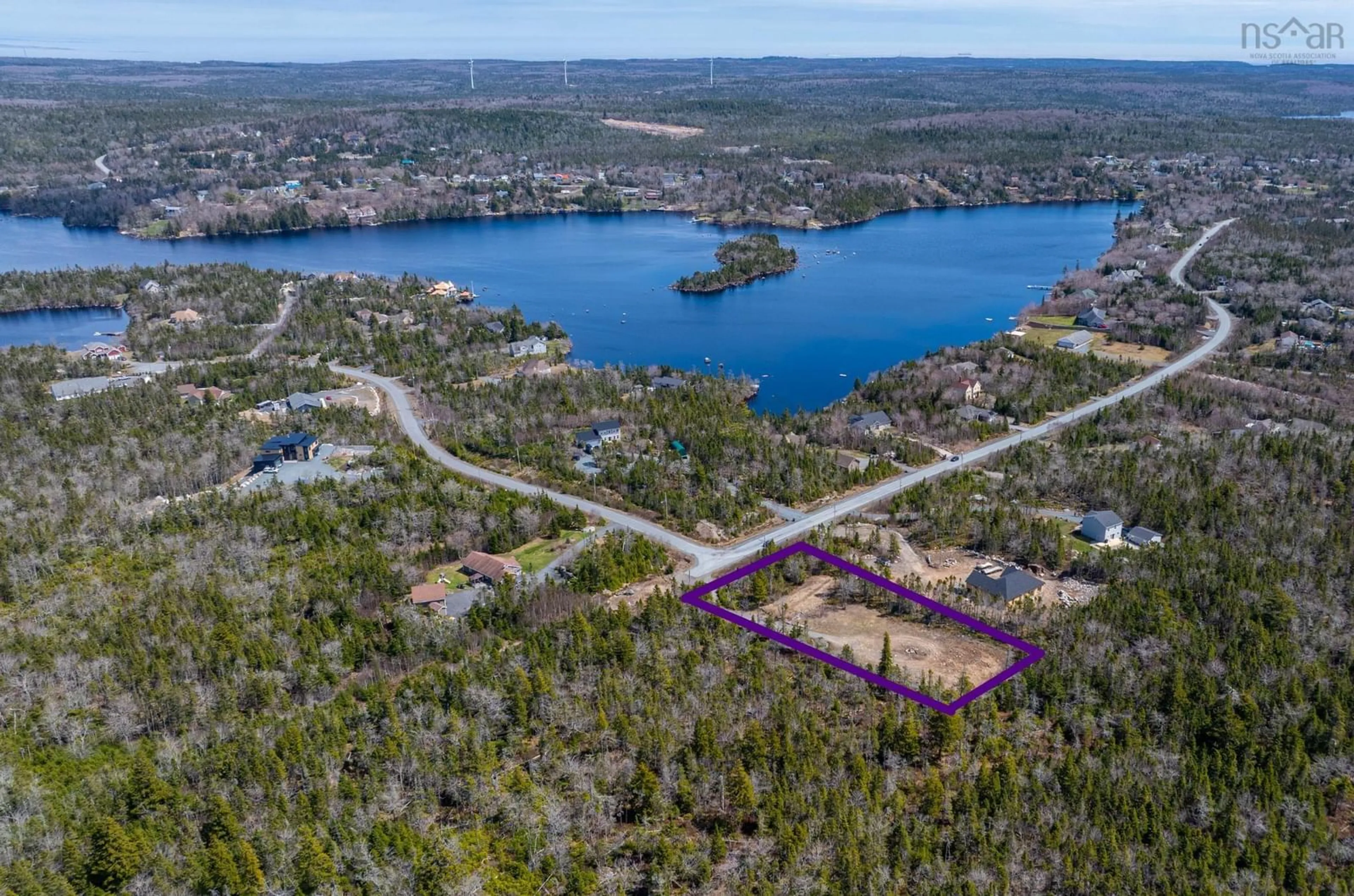A pic from outside/outdoor area/front of a property/back of a property/a pic from drone, water/lake/river/ocean view for 142 Sarah Ingraham Dr, Williamswood Nova Scotia B3V 1N2