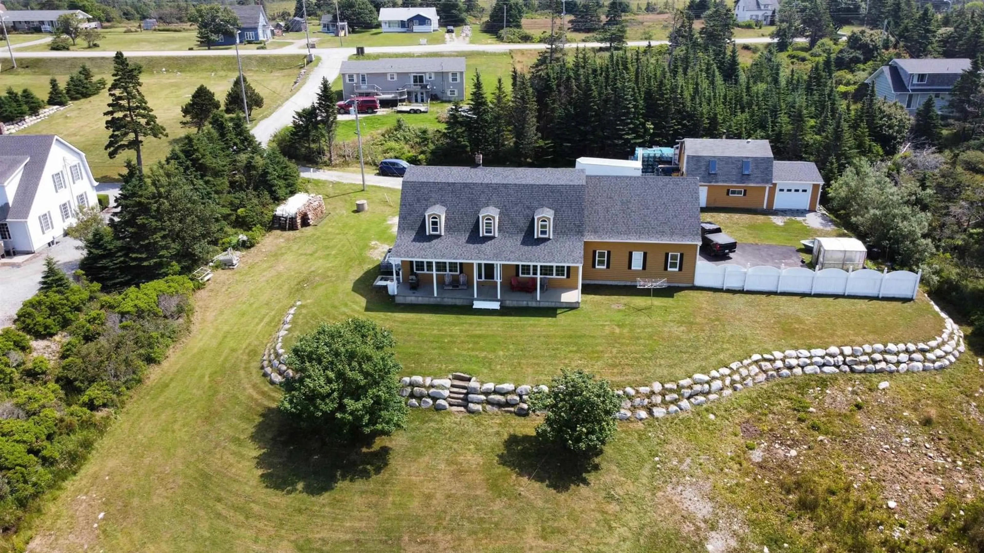 A pic from outside/outdoor area/front of a property/back of a property/a pic from drone, building for 850 330 Hwy, Centreville Nova Scotia B0W 2G0
