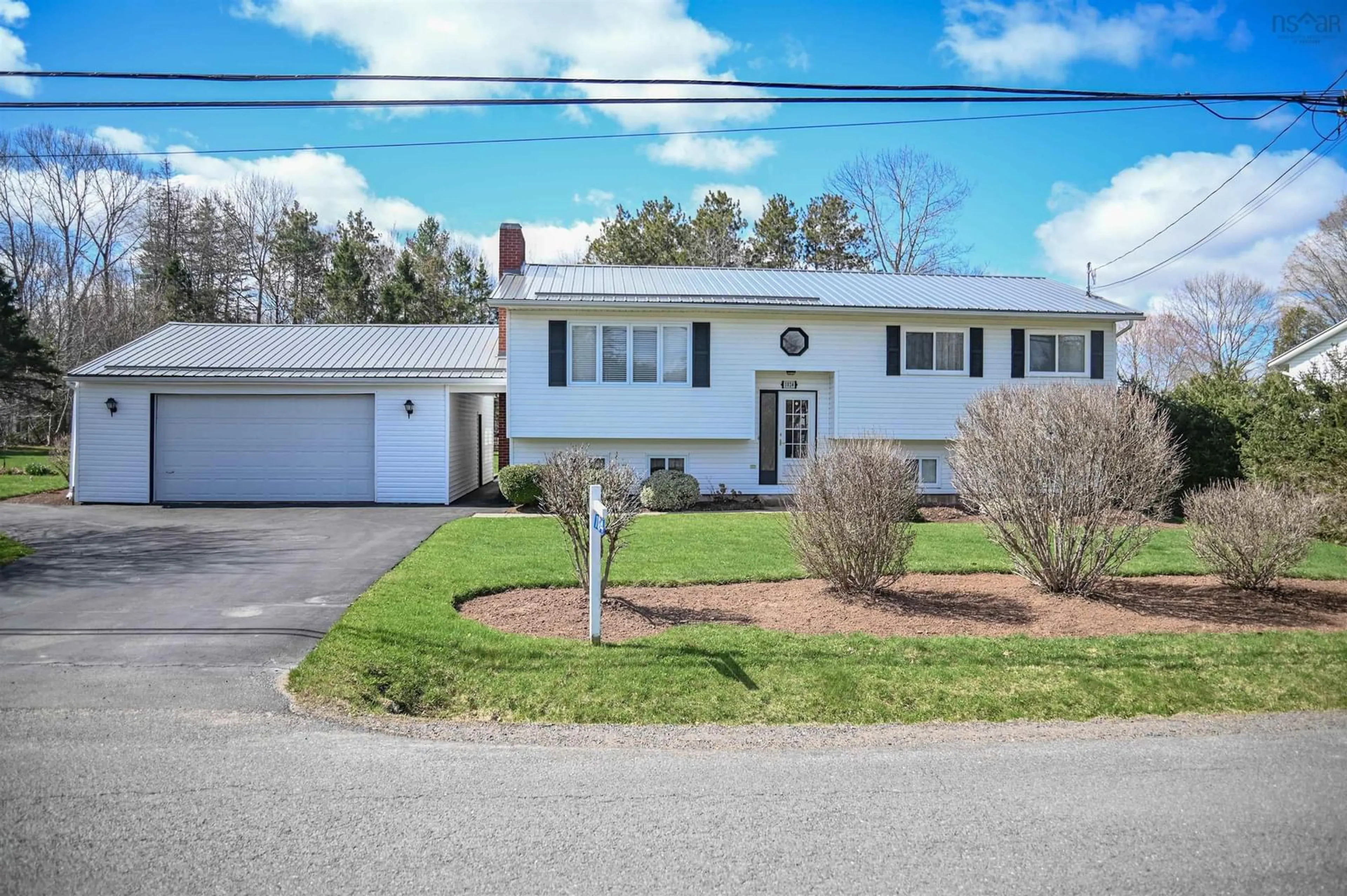 Home with vinyl exterior material, street for 1024 Sherman Belcher, Centreville Nova Scotia B0P 1J0