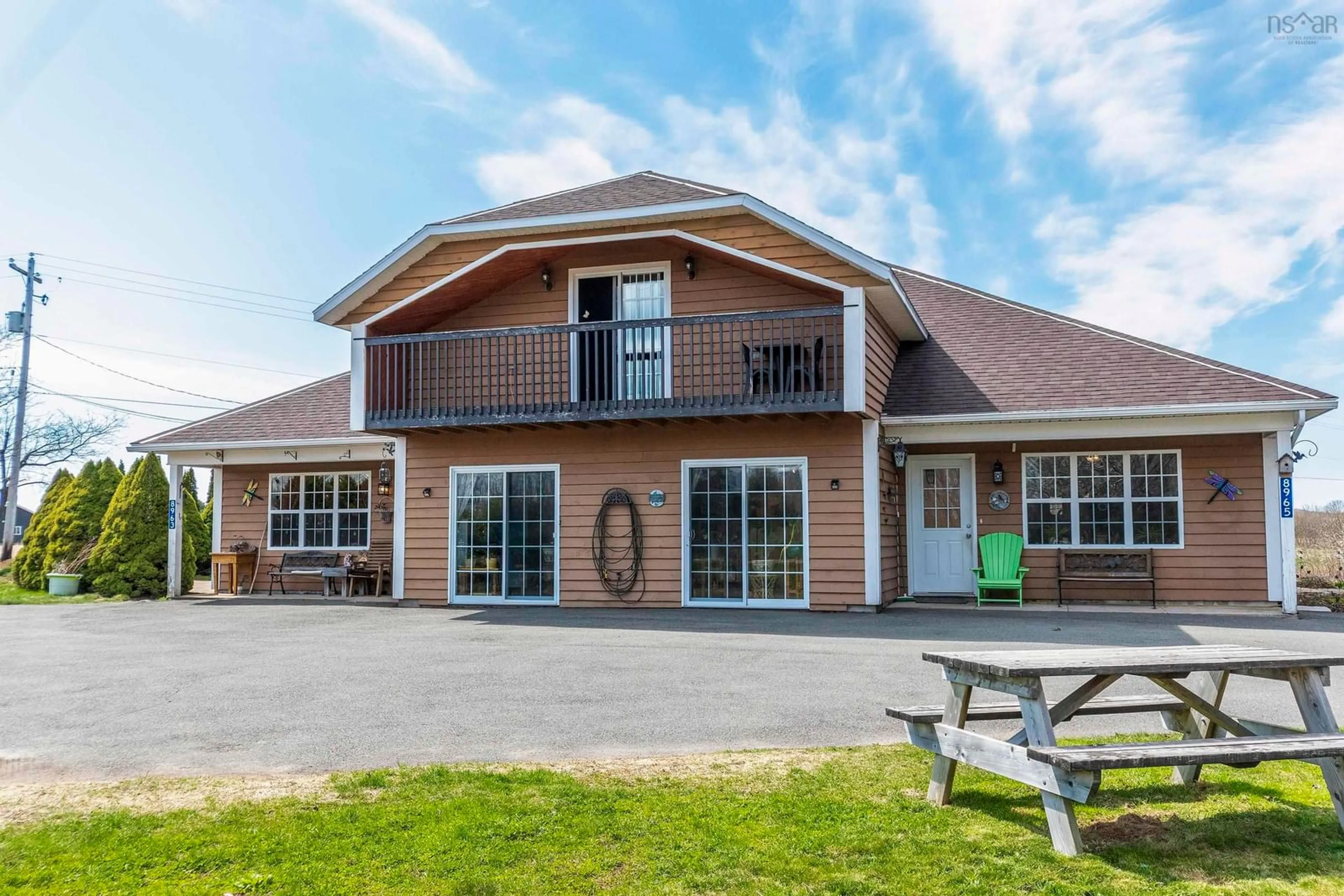 Patio, building for 8963/8965 201 Hwy, Nictaux Nova Scotia B0S 1P0