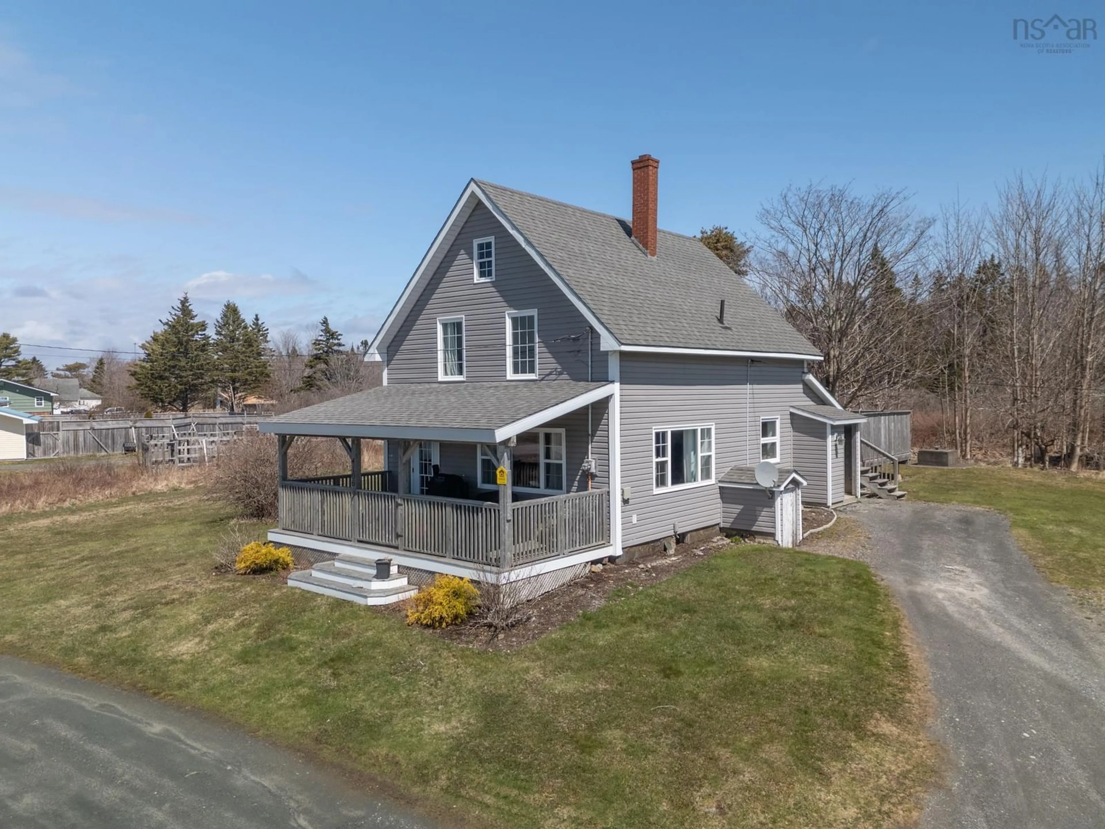 A pic from outside/outdoor area/front of a property/back of a property/a pic from drone, street for 4166 Highway 3, Lower Argyle Nova Scotia B0W 1W0