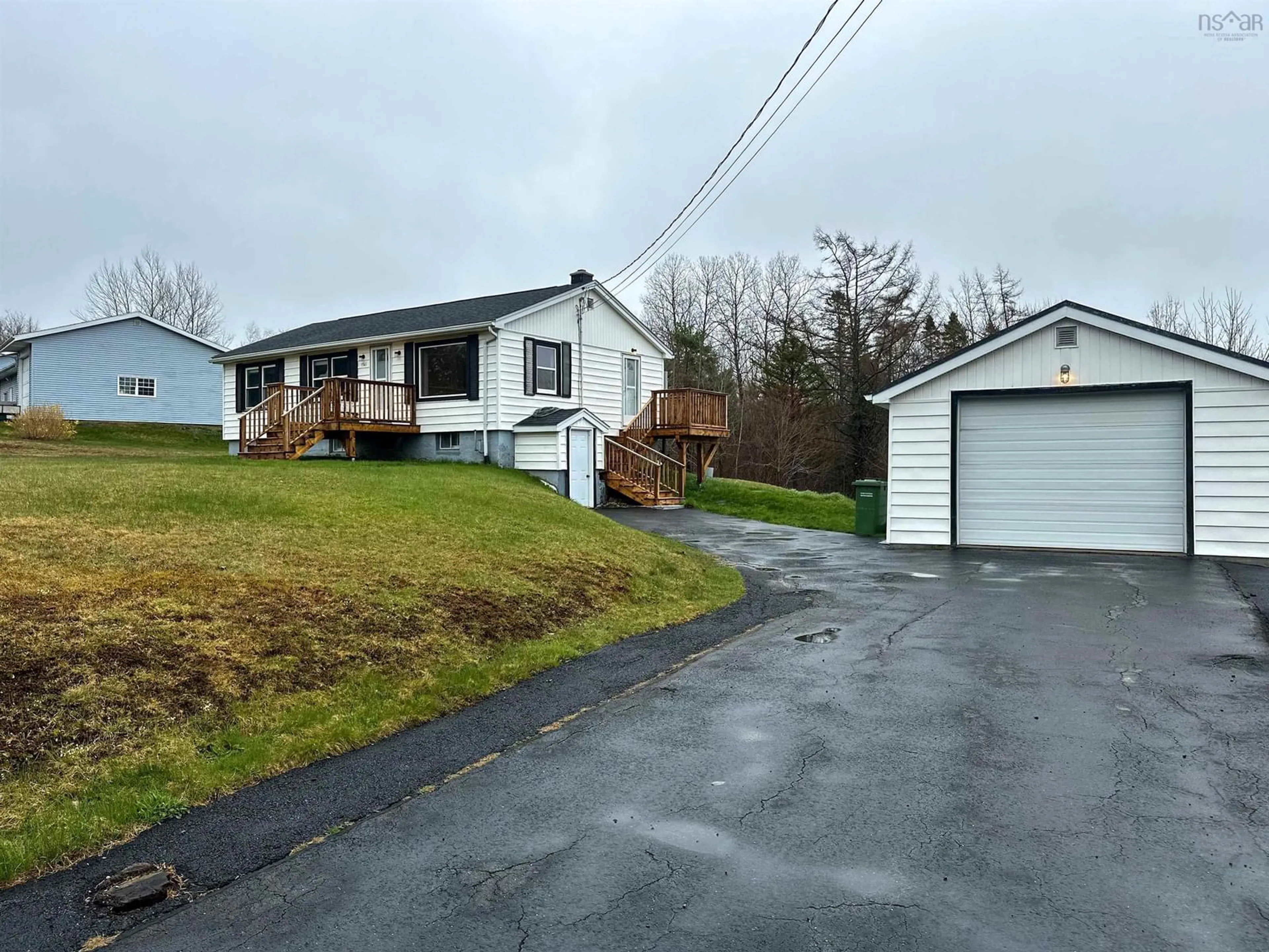 A pic from outside/outdoor area/front of a property/back of a property/a pic from drone, street for 1765 Beaver Bank Rd, Beaver Bank Nova Scotia B4G 1C9