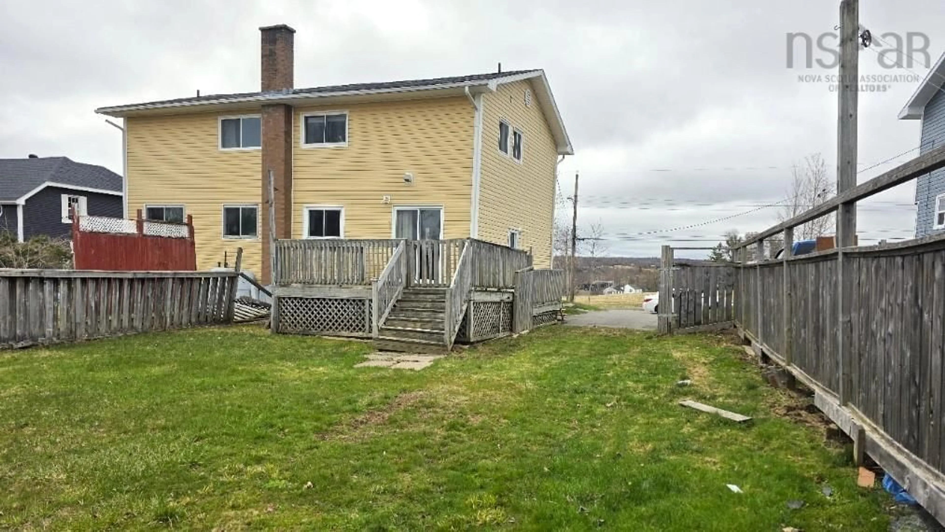 Patio, building for 28 Weir Ave, Stellarton Nova Scotia B0K 1S0