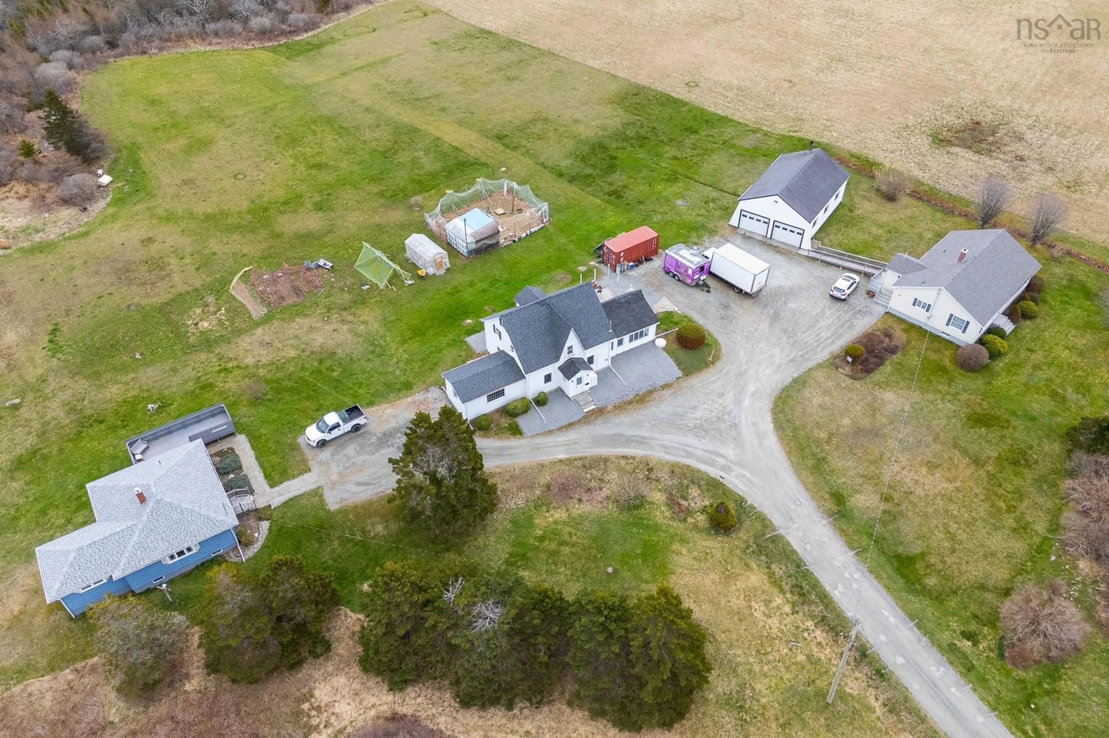 A pic from outside/outdoor area/front of a property/back of a property/a pic from drone, unknown for 17 Ponderosa Lane, Lower West Pubnico Nova Scotia B0W 2M0