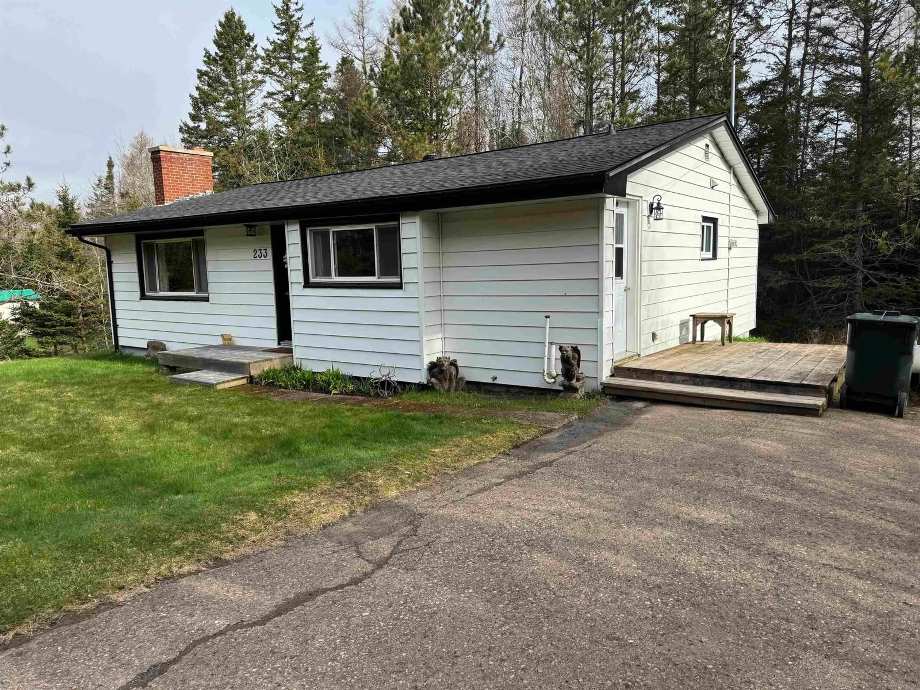 A pic from outside/outdoor area/front of a property/back of a property/a pic from drone, street for 233 Greenfield Rd, Murray Siding Nova Scotia B6L 3M6