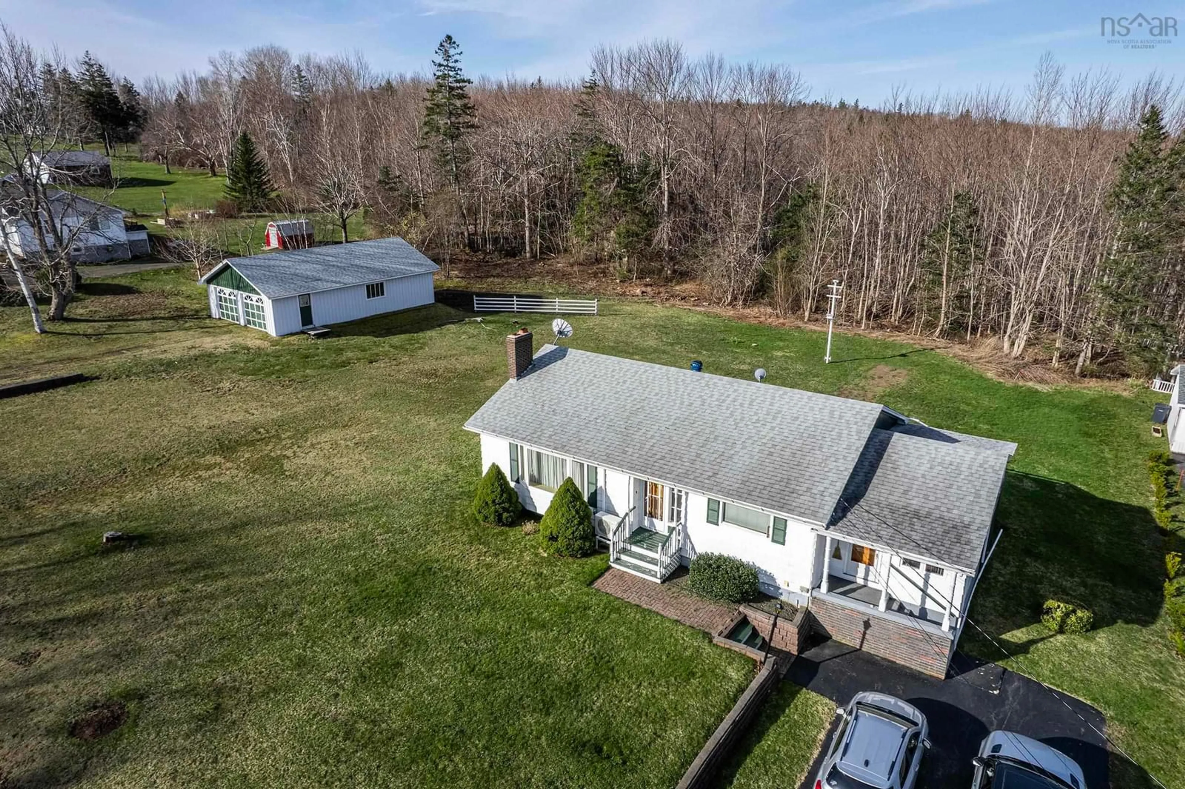 A pic from outside/outdoor area/front of a property/back of a property/a pic from drone, unknown for 975 Parker Mountain Rd, Parkers Cove Nova Scotia B0S 1A0