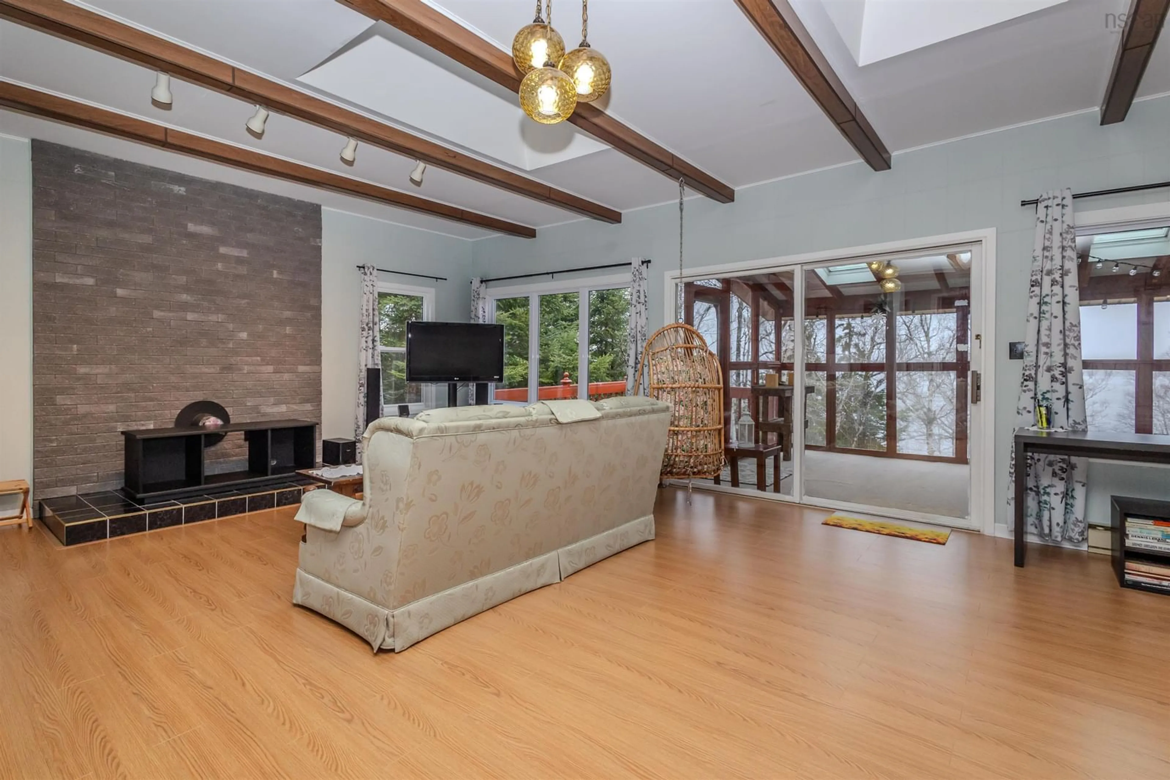 Living room with furniture, unknown for 69 Birch Hill Lane, Albert Bridge Nova Scotia B1K 2K8