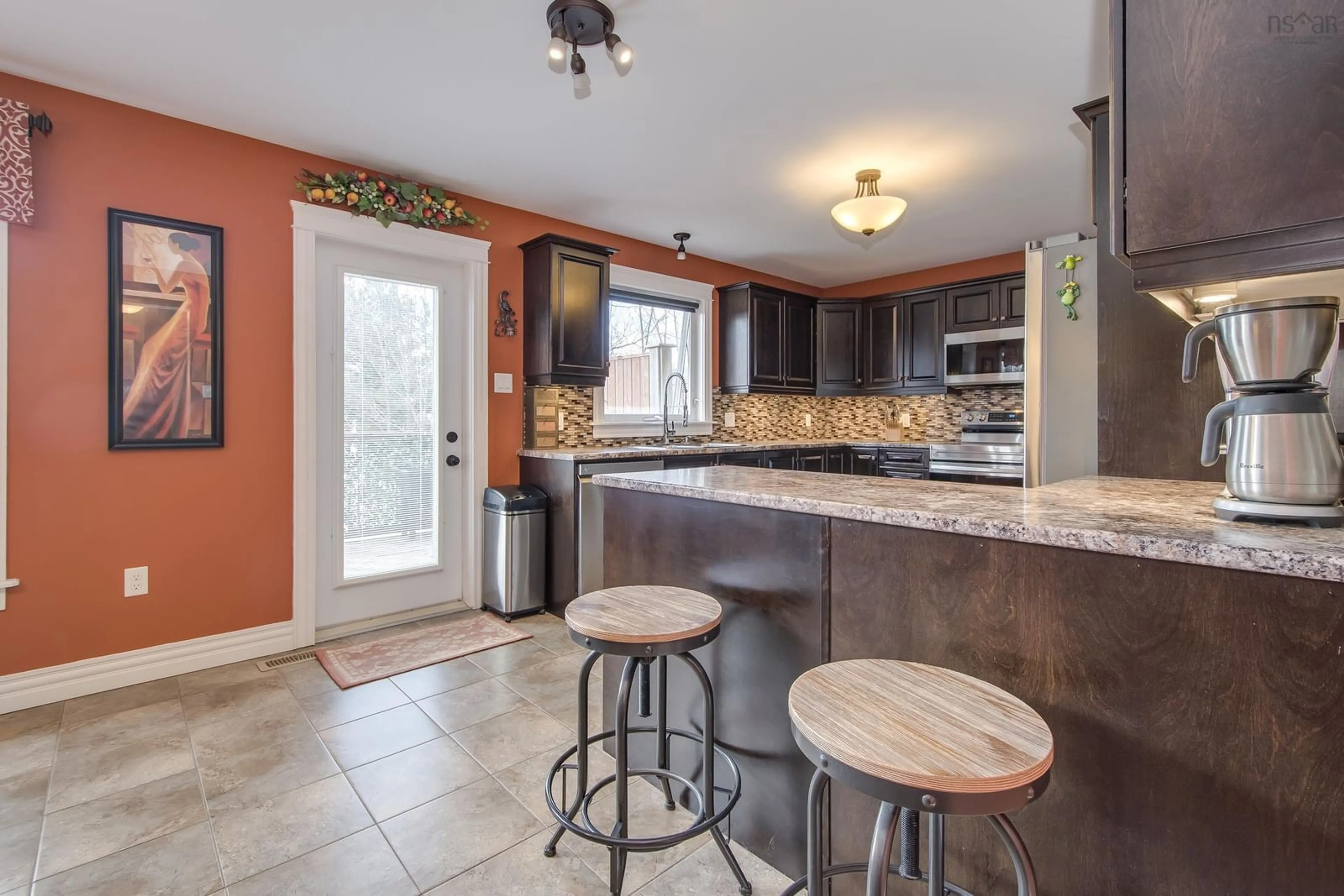 Open concept kitchen, ceramic/tile floor for 47 Wakefield Crt, Middle Sackville Nova Scotia B4E 0H1