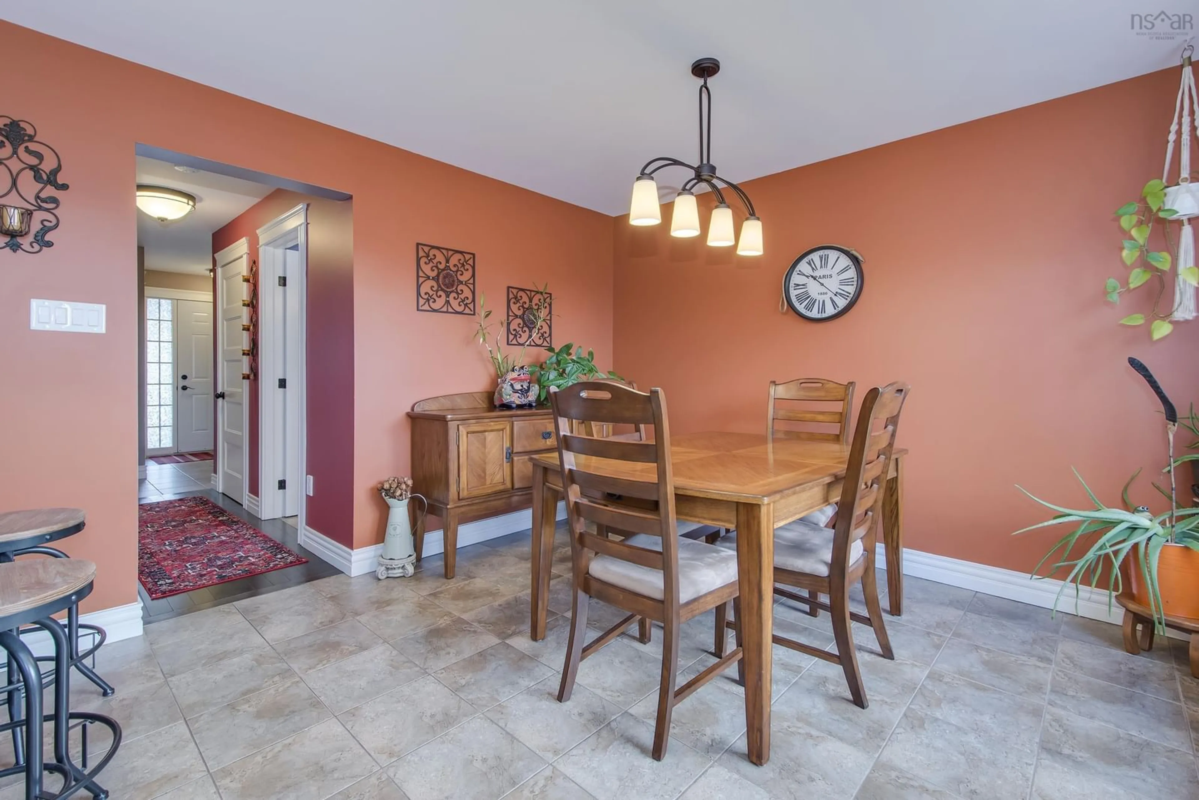Dining room, ceramic/tile floor for 47 Wakefield Crt, Middle Sackville Nova Scotia B4E 0H1
