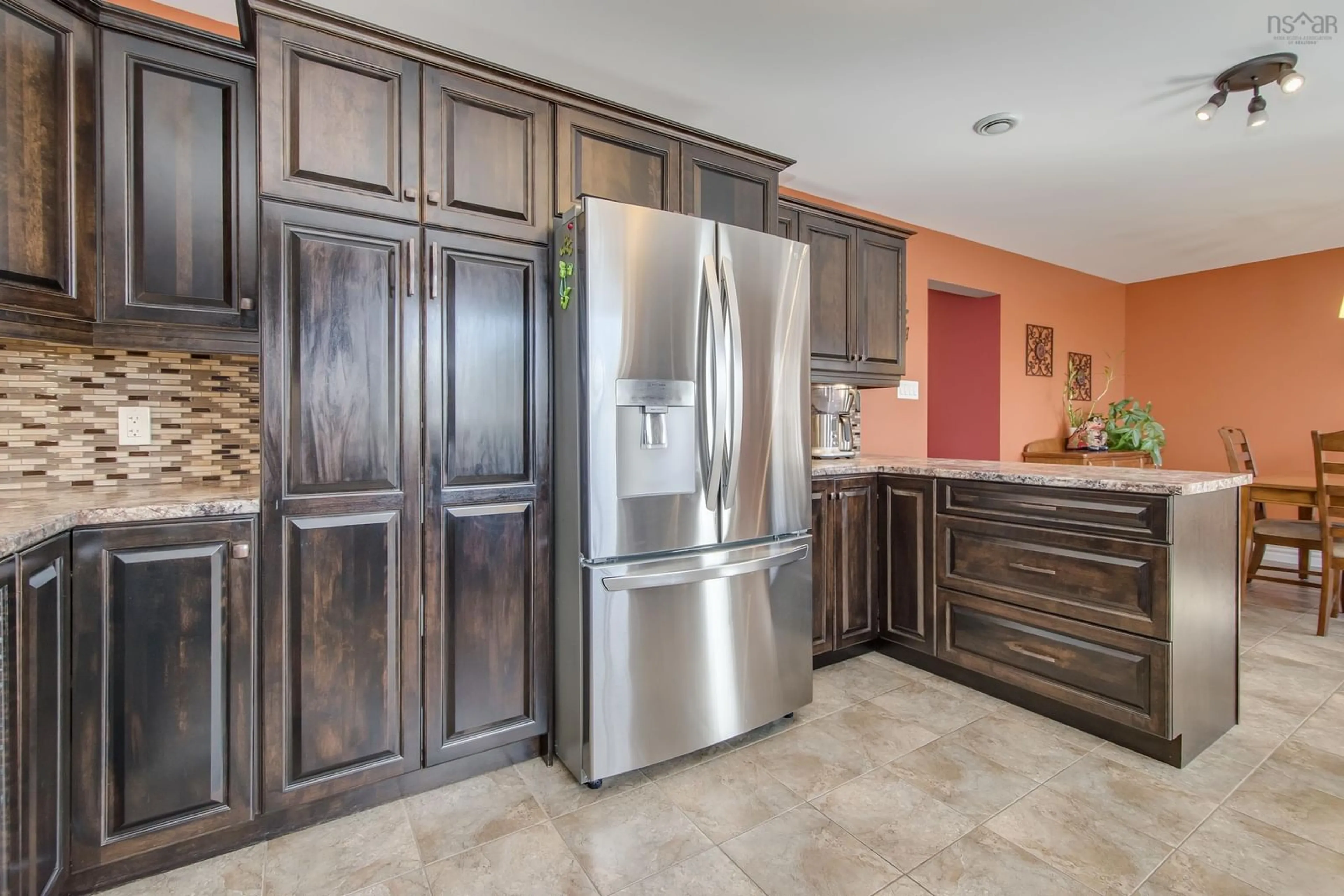 Contemporary kitchen, ceramic/tile floor for 47 Wakefield Crt, Middle Sackville Nova Scotia B4E 0H1