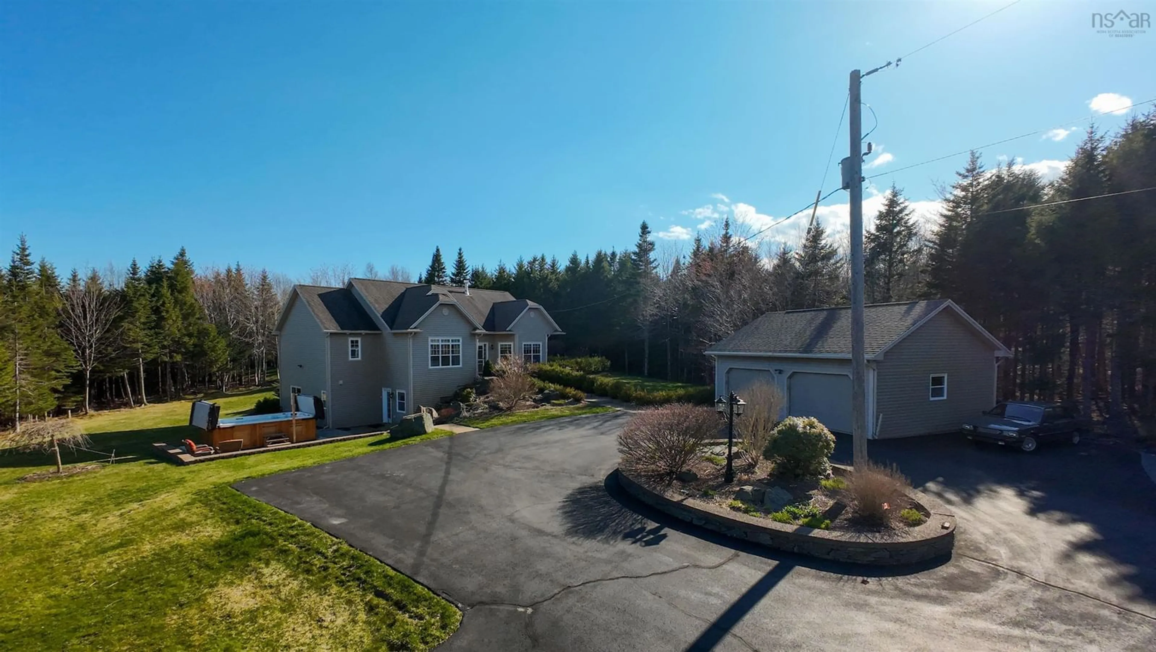 A pic from outside/outdoor area/front of a property/back of a property/a pic from drone, street for 86 Sloane Crt, Hammonds Plains Nova Scotia B4B 2A4