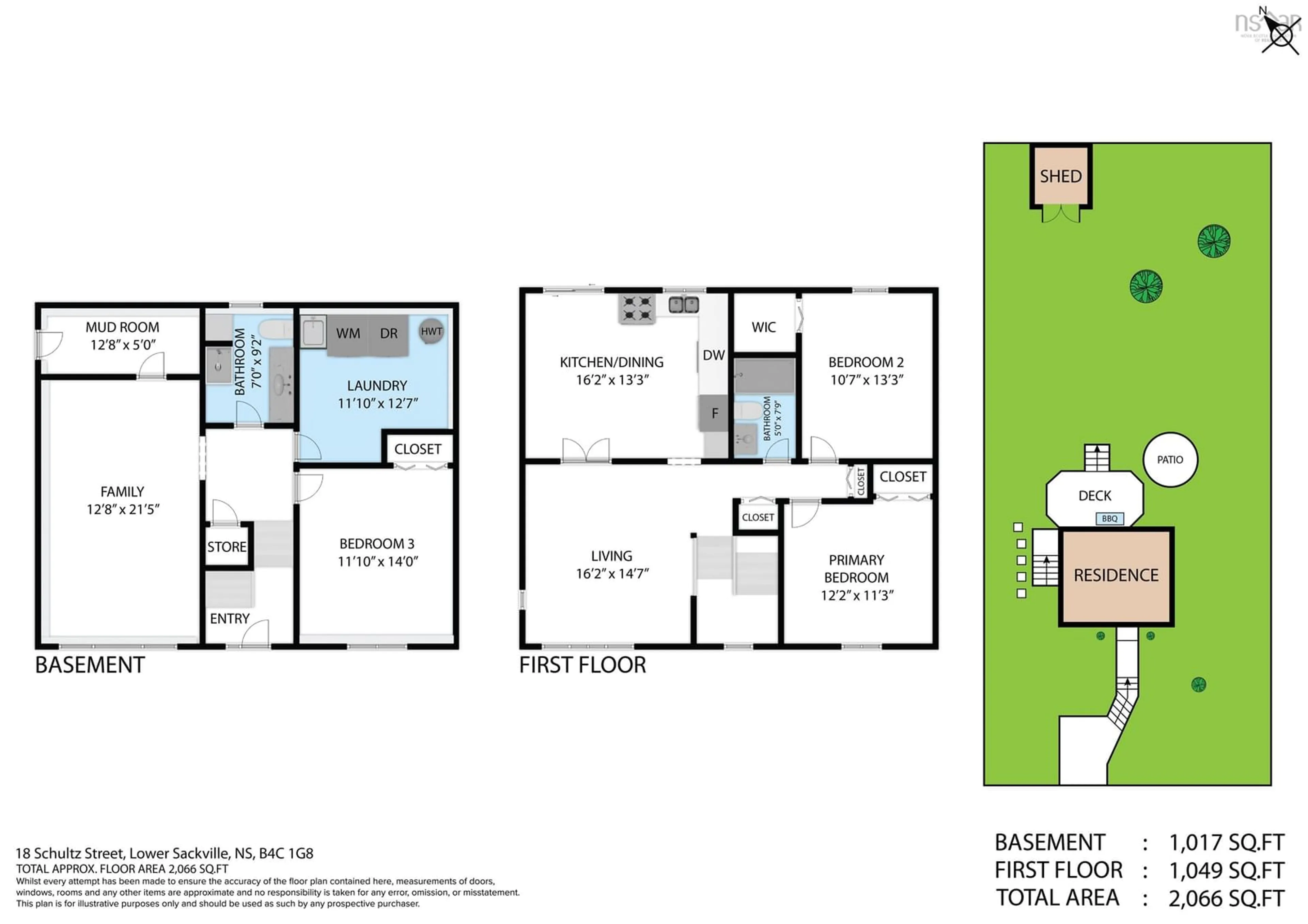 Floor plan for 18 Schultz St, Lower Sackville Nova Scotia B4C 1G8