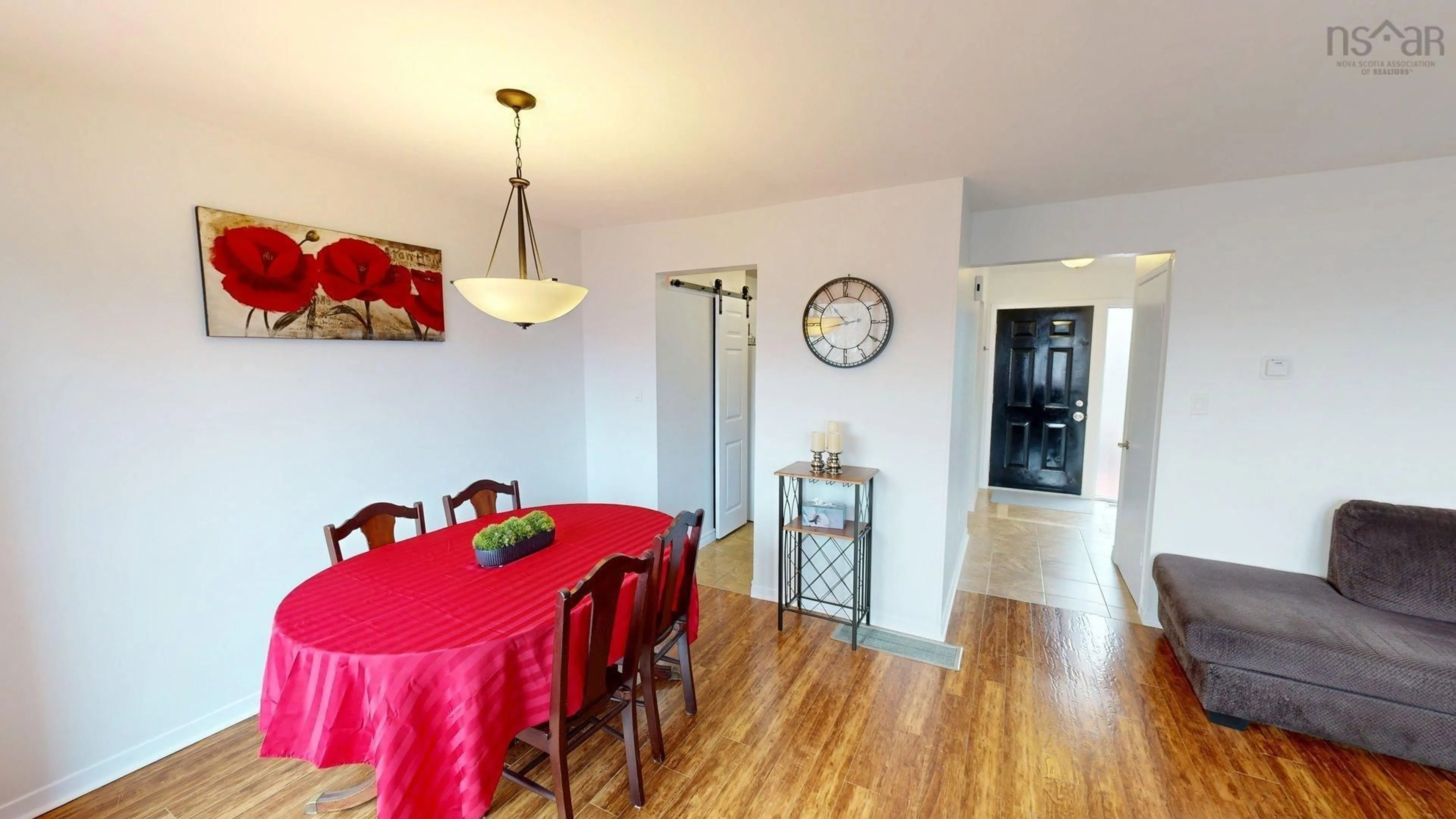 Dining room, wood/laminate floor for 303 Poplar Dr, Cole Harbour Nova Scotia B2W 4K6