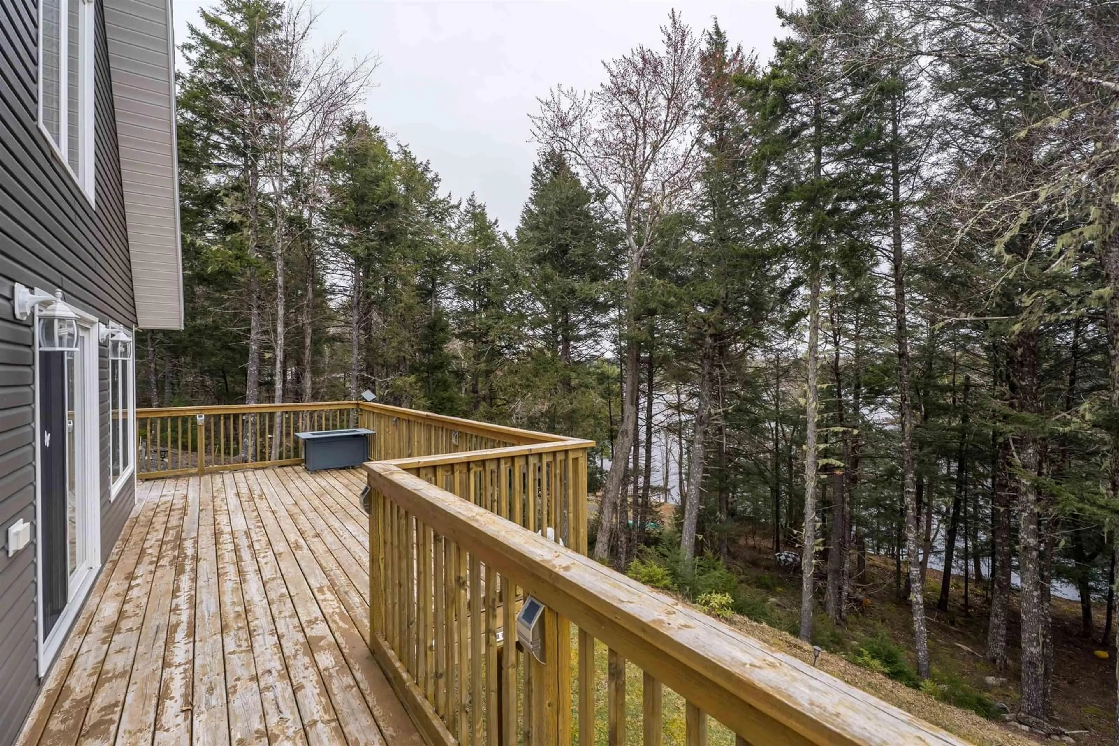 Patio, forest/trees view for 176 Beaver Dam Trail, Labelle Nova Scotia B0T 1E0