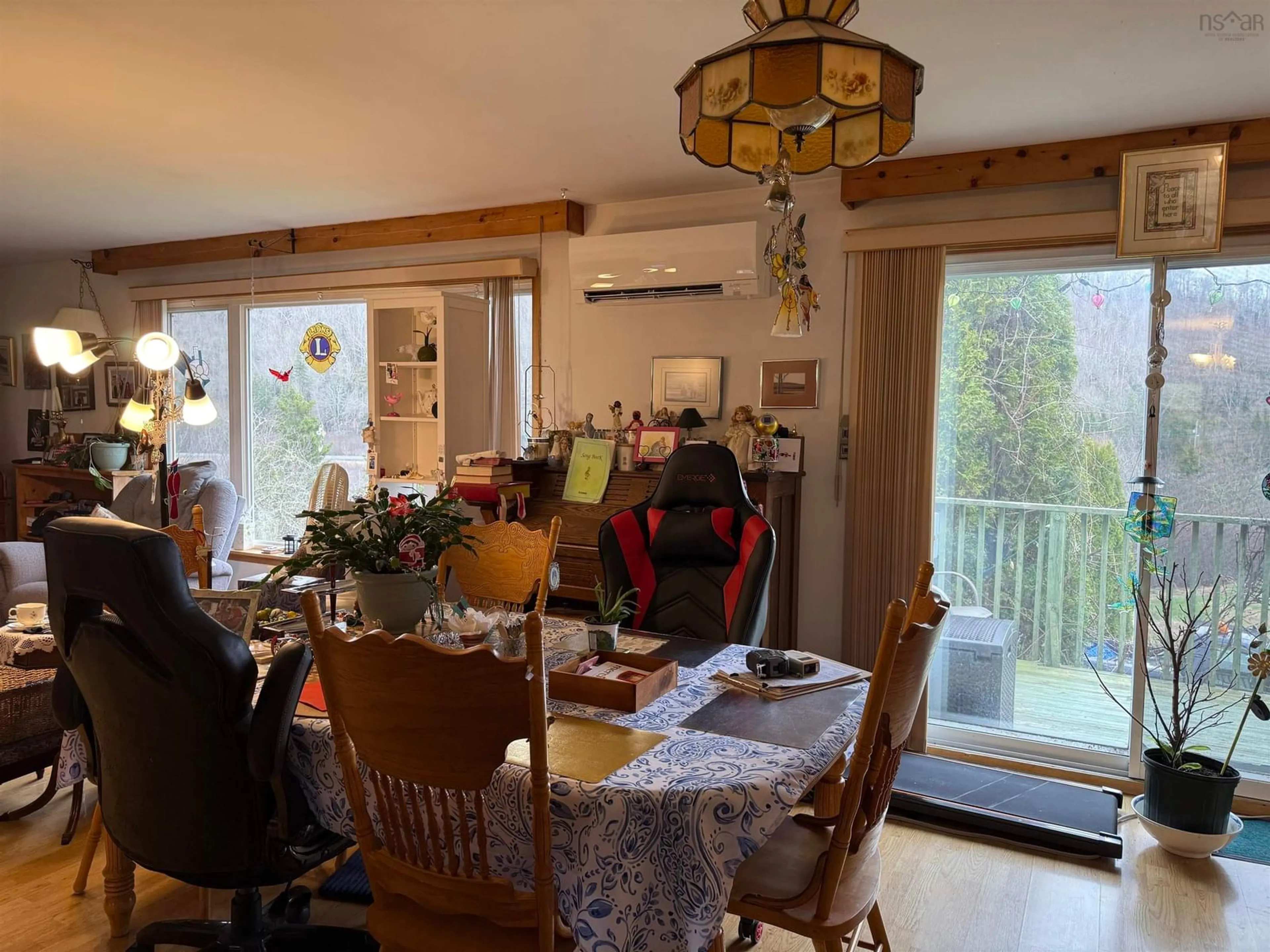 Dining room, wood/laminate floor for 70 John Munroe Rd, Marshy Hope Nova Scotia B2G 2K8