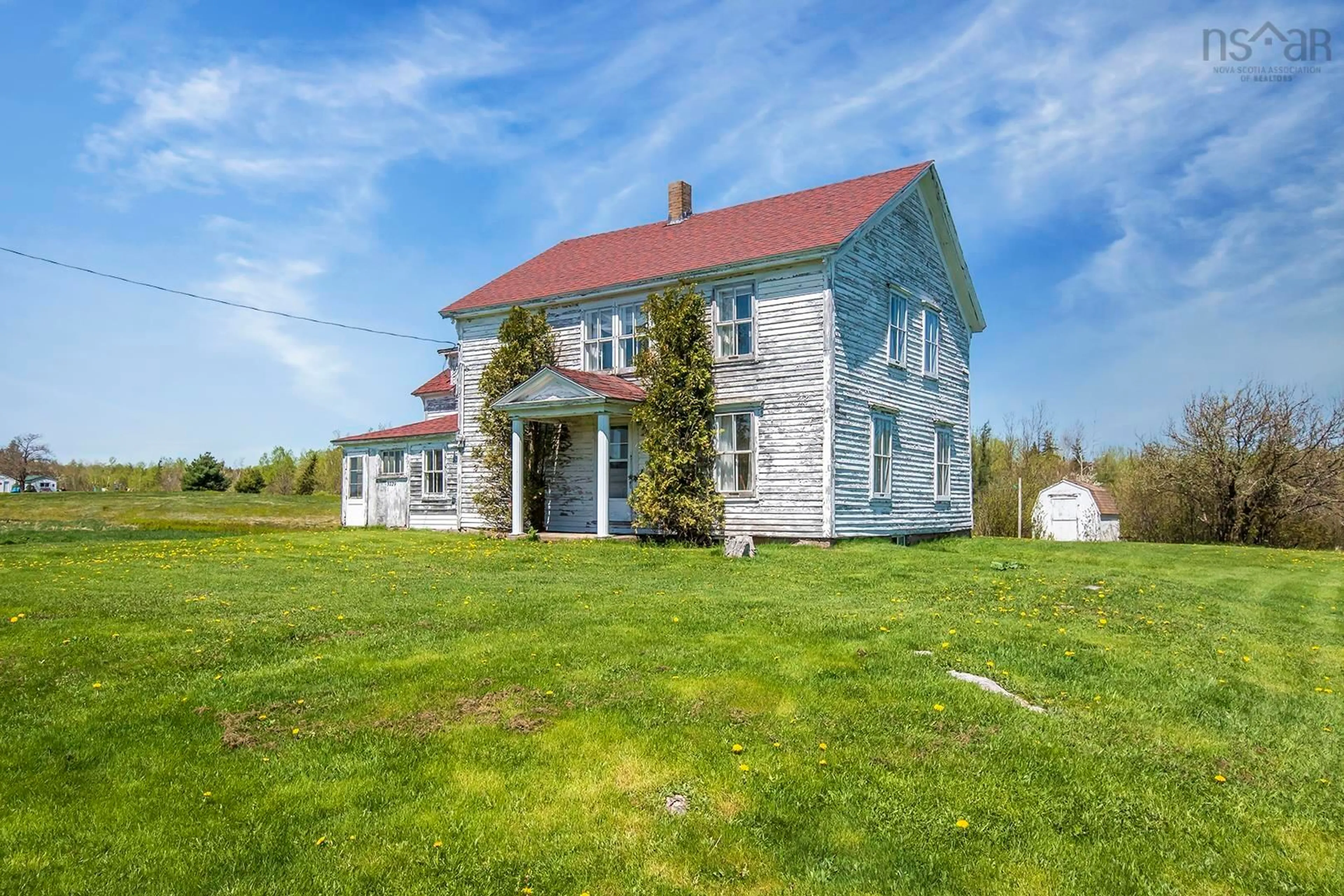 A pic from outside/outdoor area/front of a property/back of a property/a pic from drone, building for 3229 Malagash Rd, Malagash Centre Nova Scotia B0K 1E0