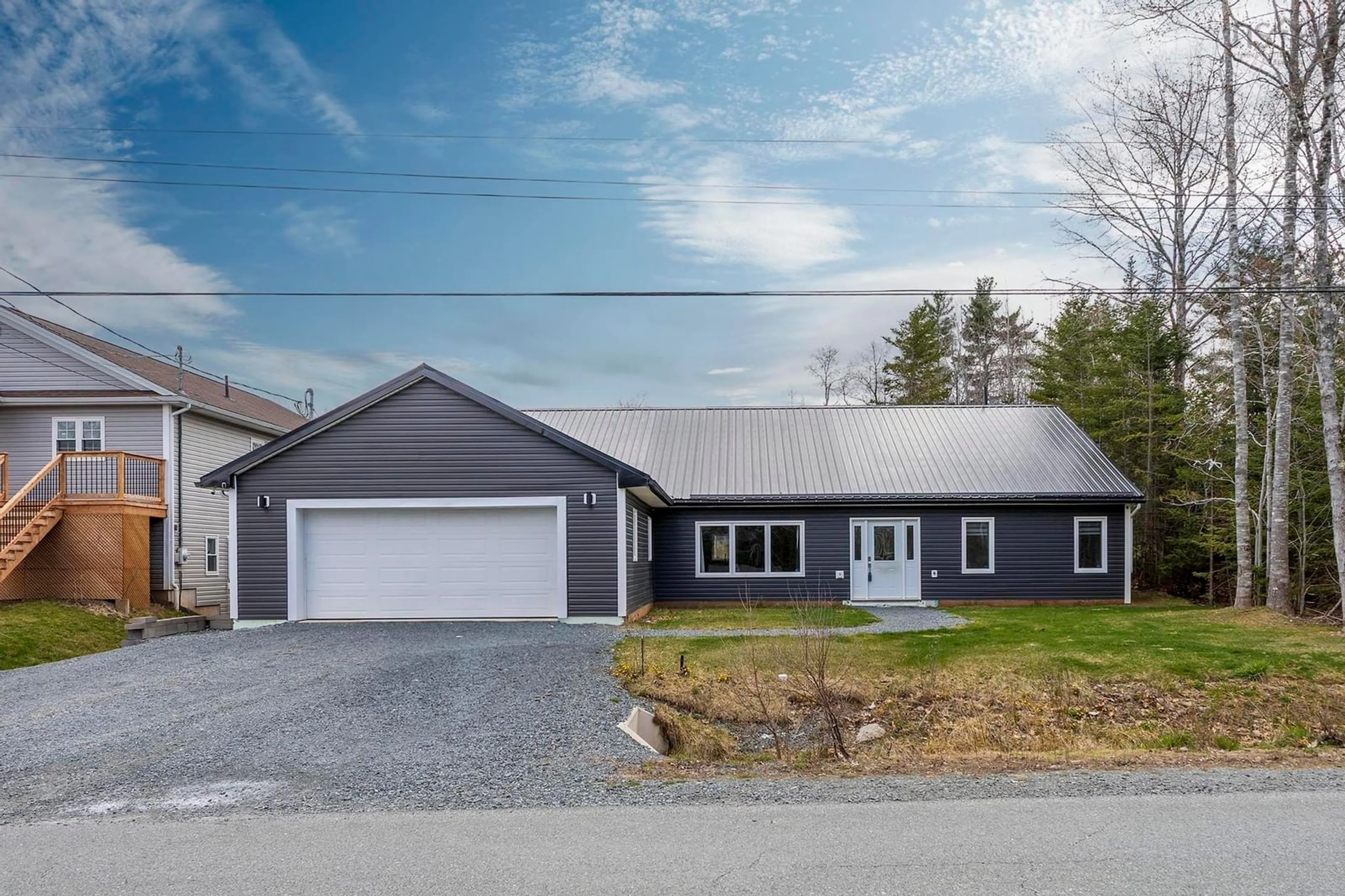 Home with vinyl exterior material, street for 45 Kali Lane, Elmsdale Nova Scotia B2S 1A1