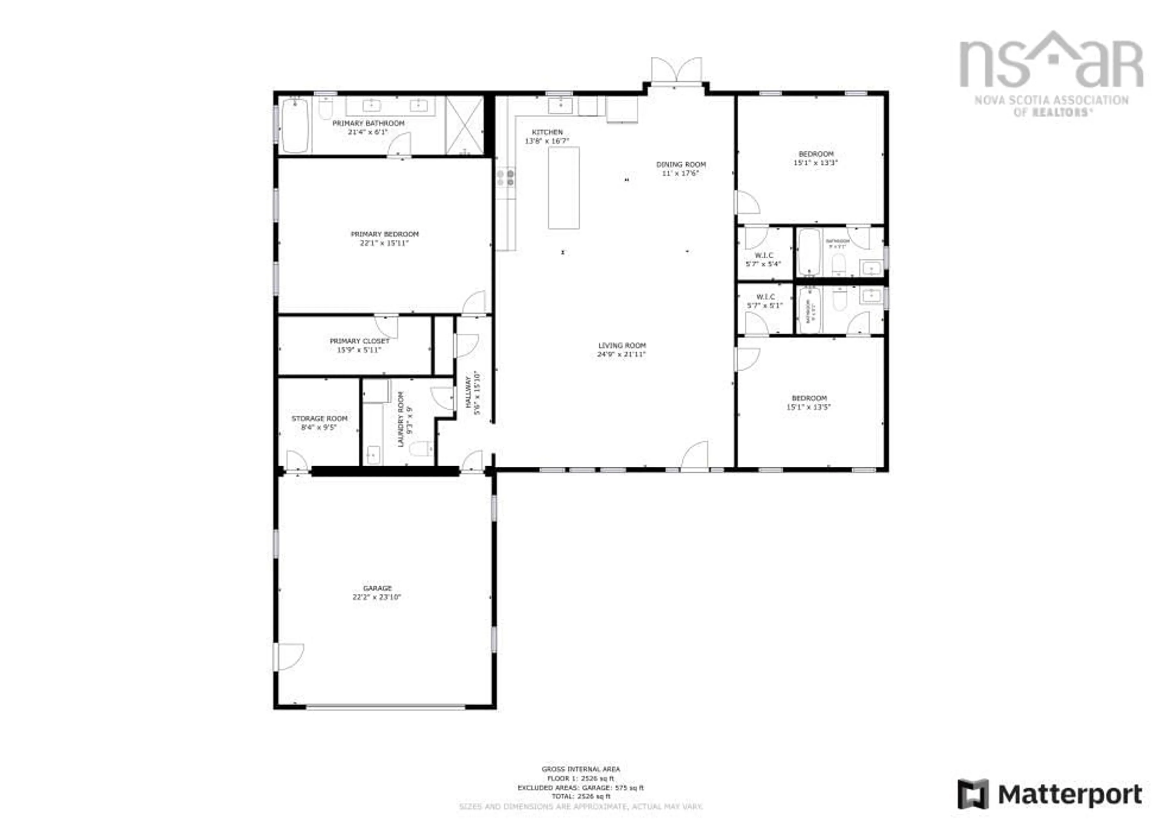 Floor plan for 45 Kali Lane, Elmsdale Nova Scotia B2S 1A1