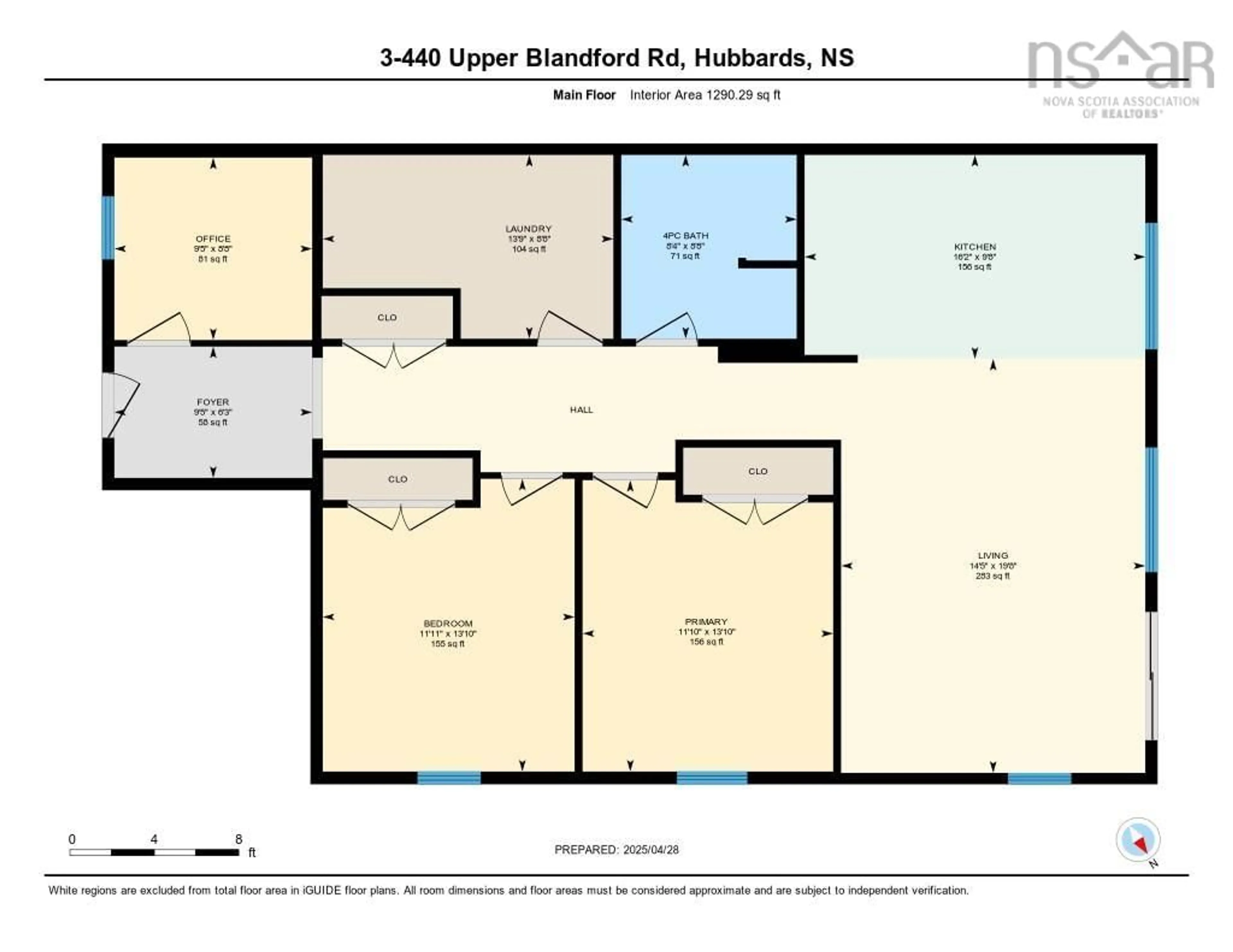 Floor plan for 440 Upper Blandford Rd #3, Deep Cove Nova Scotia B0J 1T0