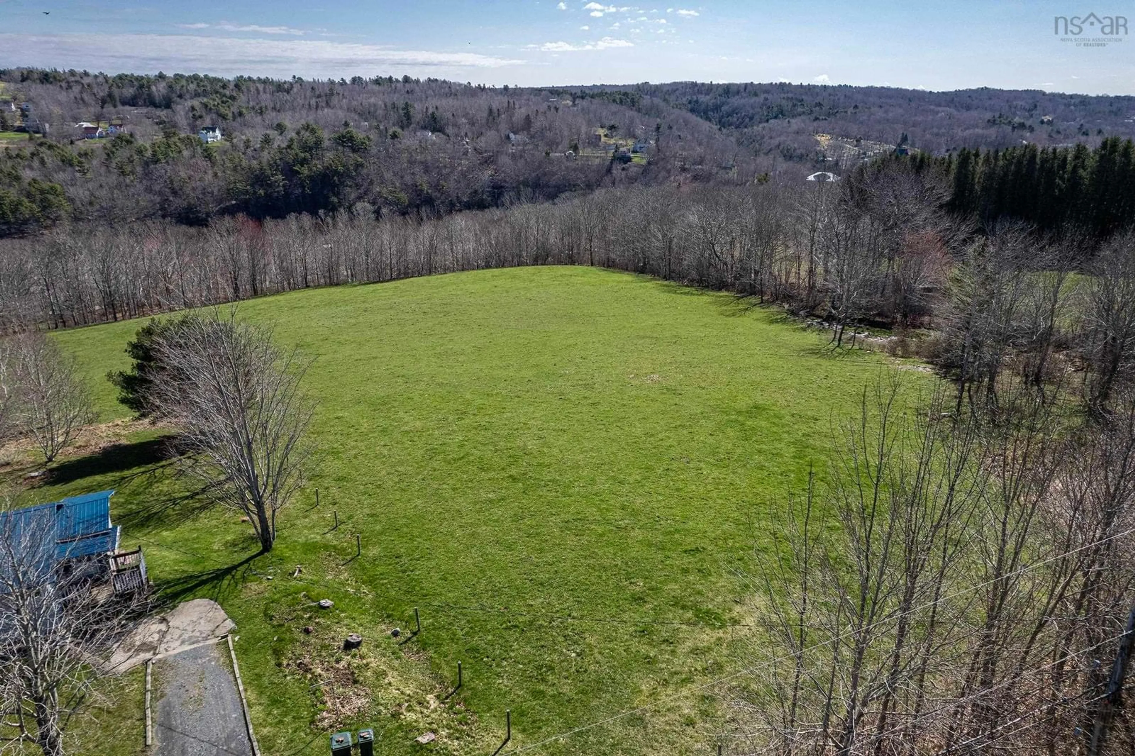 A pic from outside/outdoor area/front of a property/back of a property/a pic from drone, unknown for 819 Riverview Rd, Bear River Nova Scotia B0S 1B0