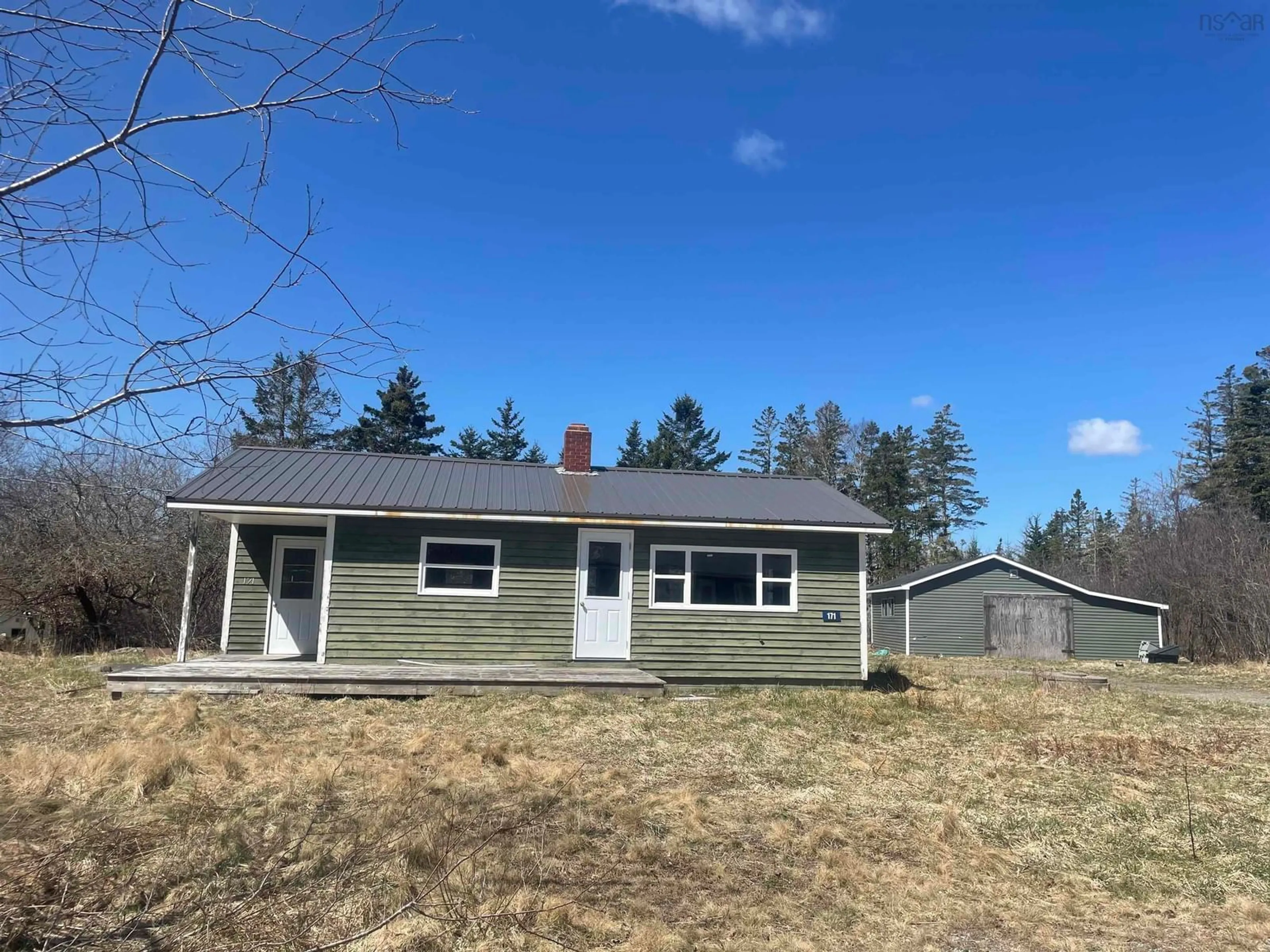 A pic from outside/outdoor area/front of a property/back of a property/a pic from drone, building for 171 Factory Hill Rd, Barrington West Nova Scotia B0W 1E0