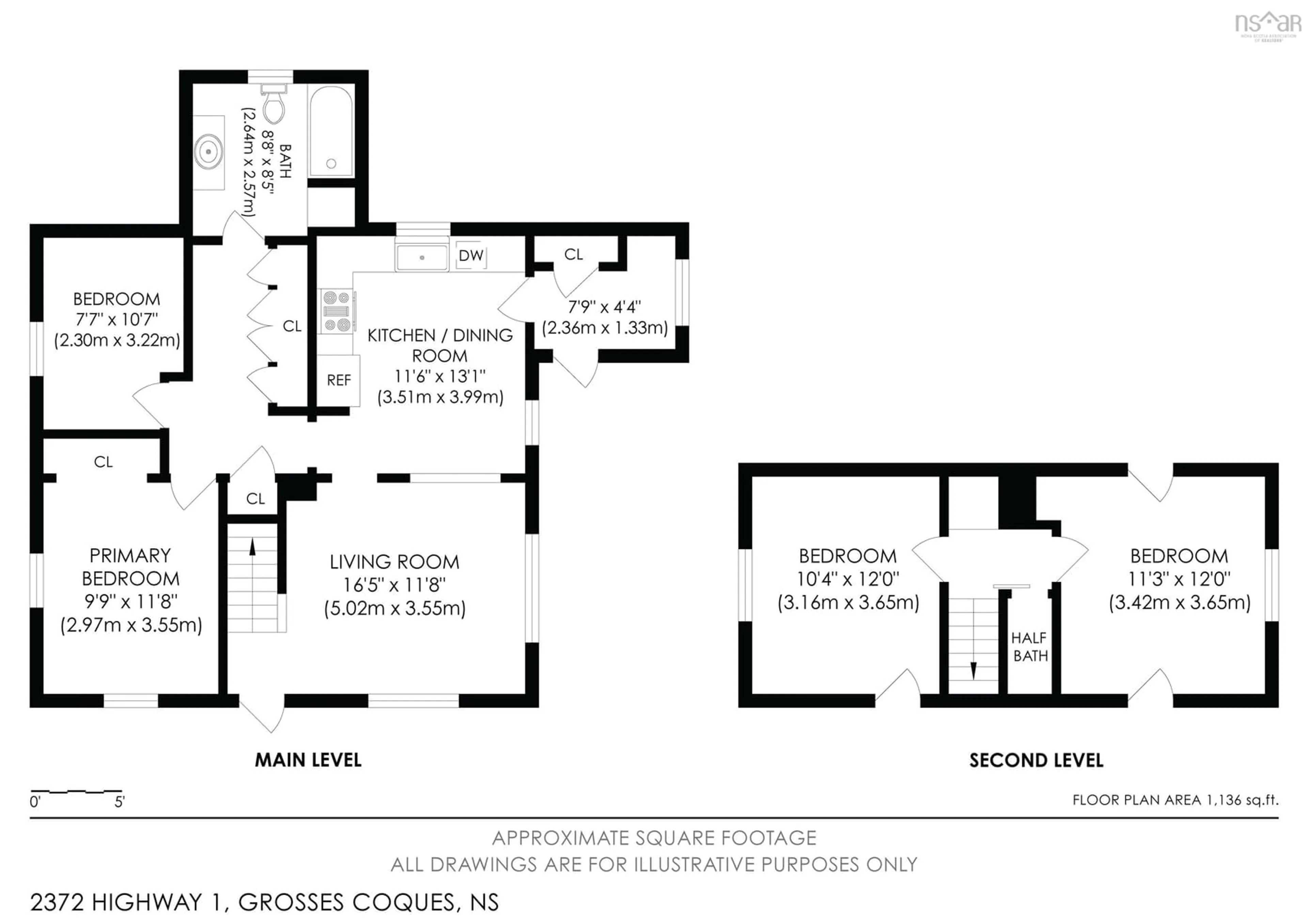 Floor plan for 2372 Highway 1, Grosses Coques Nova Scotia B0W 1M0