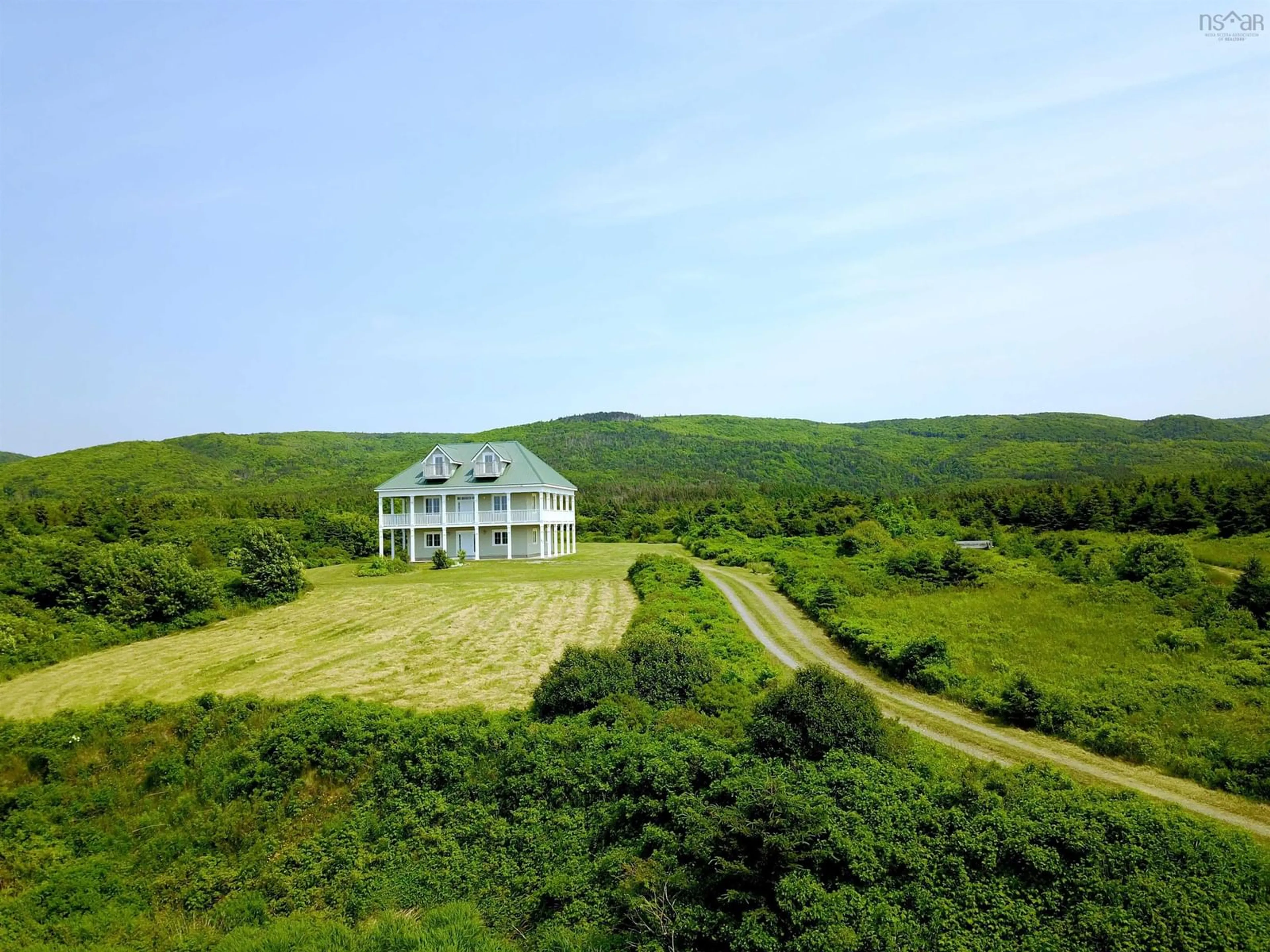 A pic from outside/outdoor area/front of a property/back of a property/a pic from drone, unknown for 81 Aucoin Doucet Rd, Cap Le Moine Nova Scotia B0E 3A0