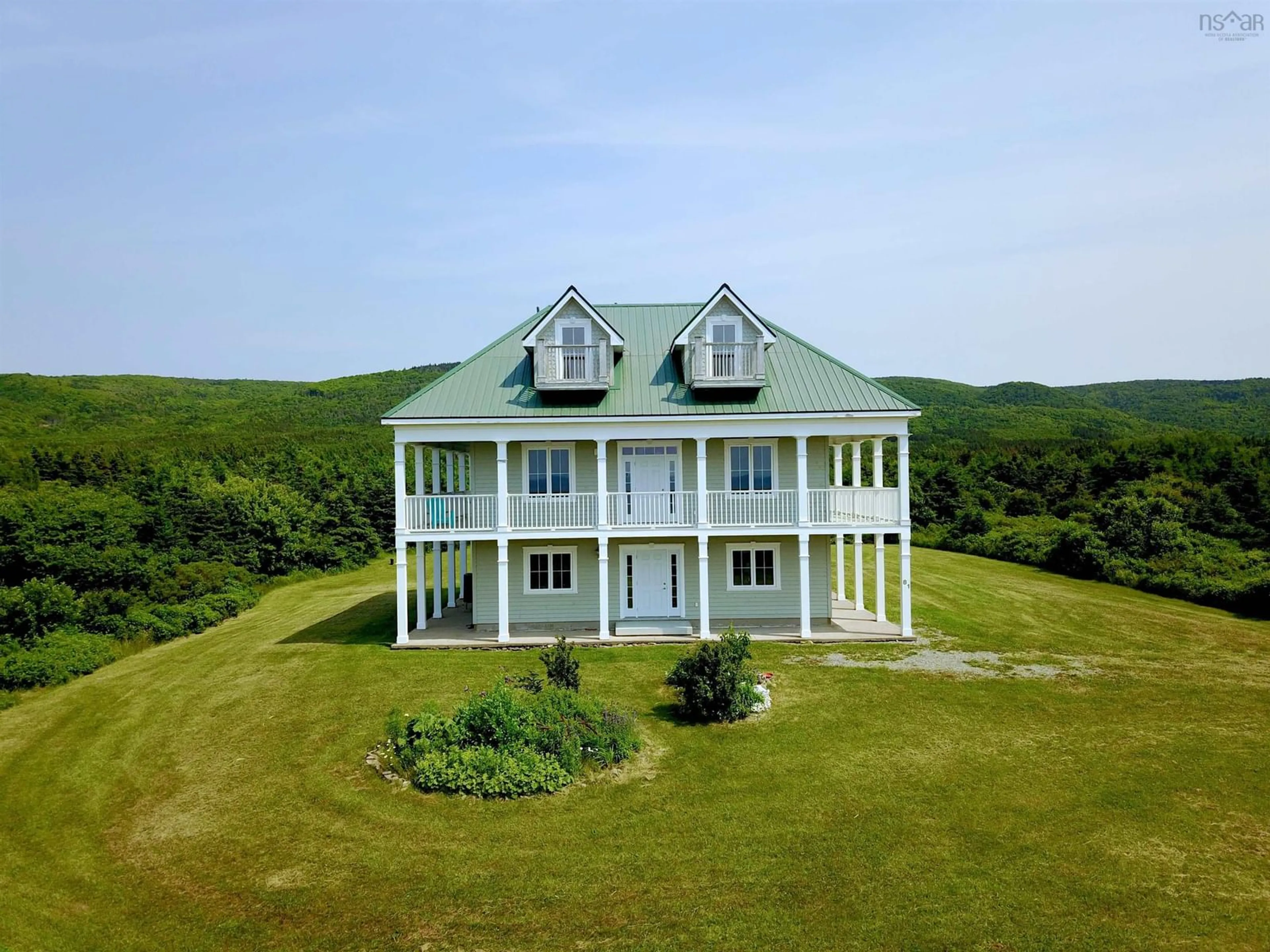 A pic from outside/outdoor area/front of a property/back of a property/a pic from drone, unknown for 81 Aucoin Doucet Rd, Cap Le Moine Nova Scotia B0E 3A0
