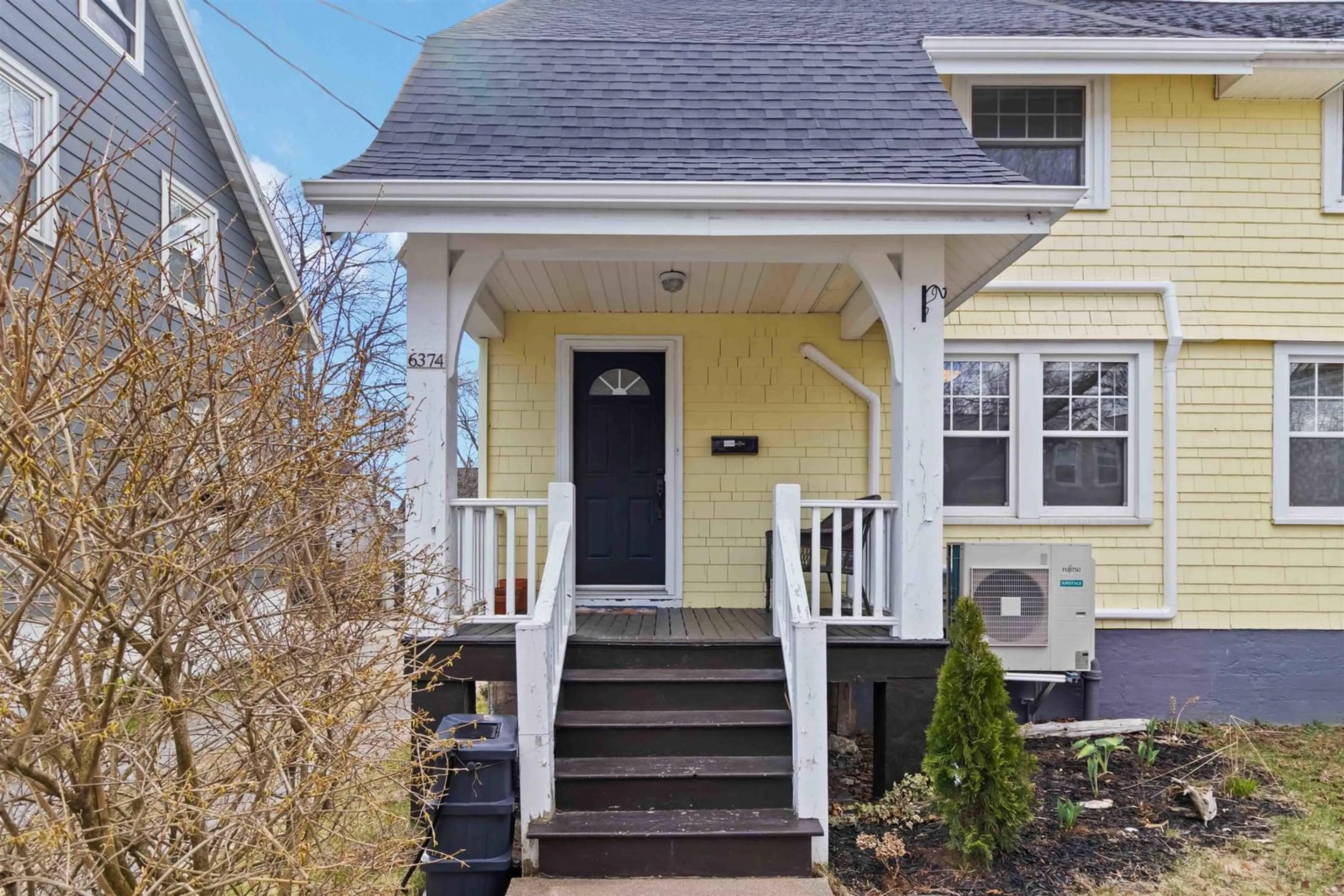 Home with vinyl exterior material, street for 6374 Summit St, Halifax Nova Scotia B3L 1R9