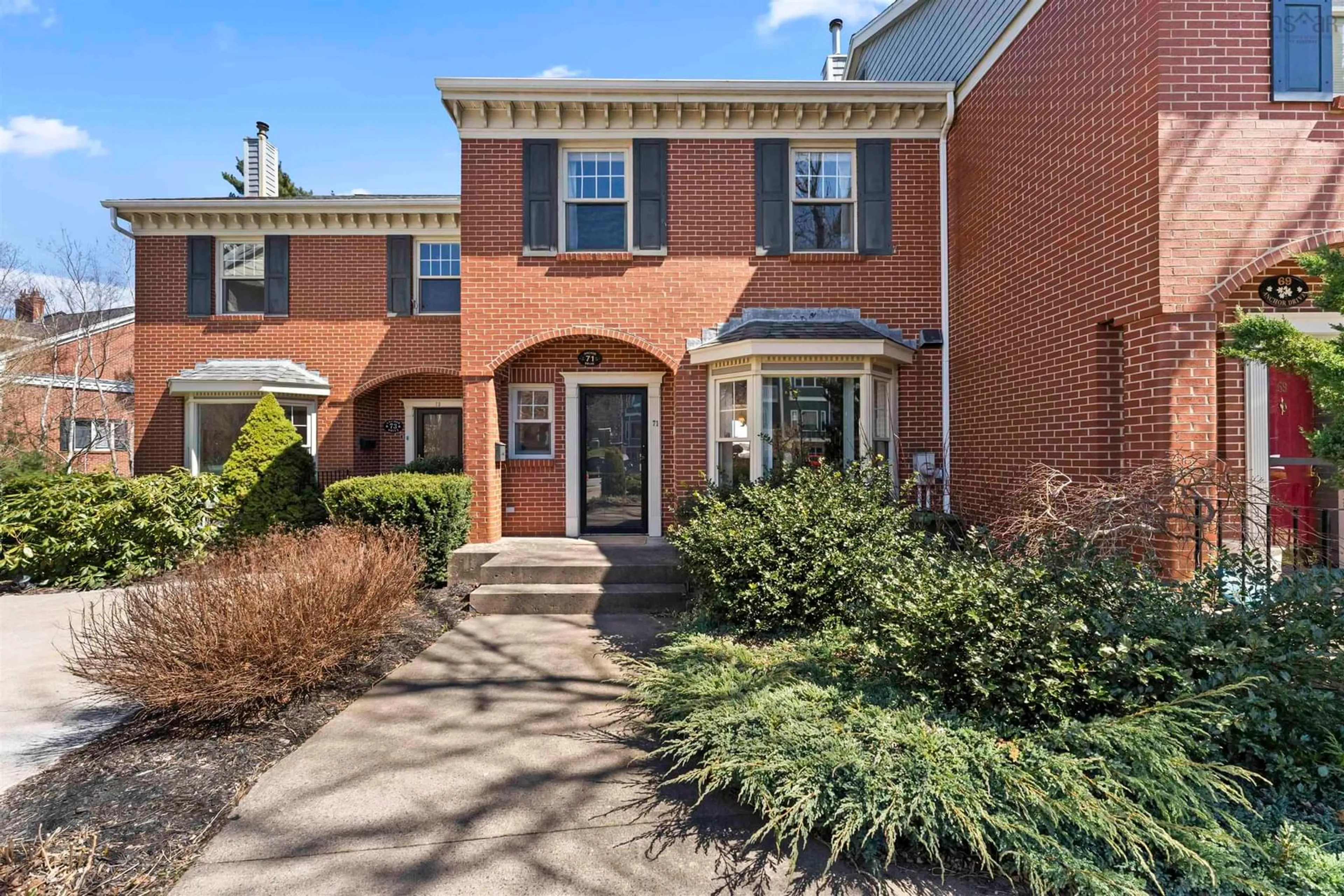 Home with brick exterior material, street for 71 Anchor Dr, Halifax Nova Scotia B3N 3B9