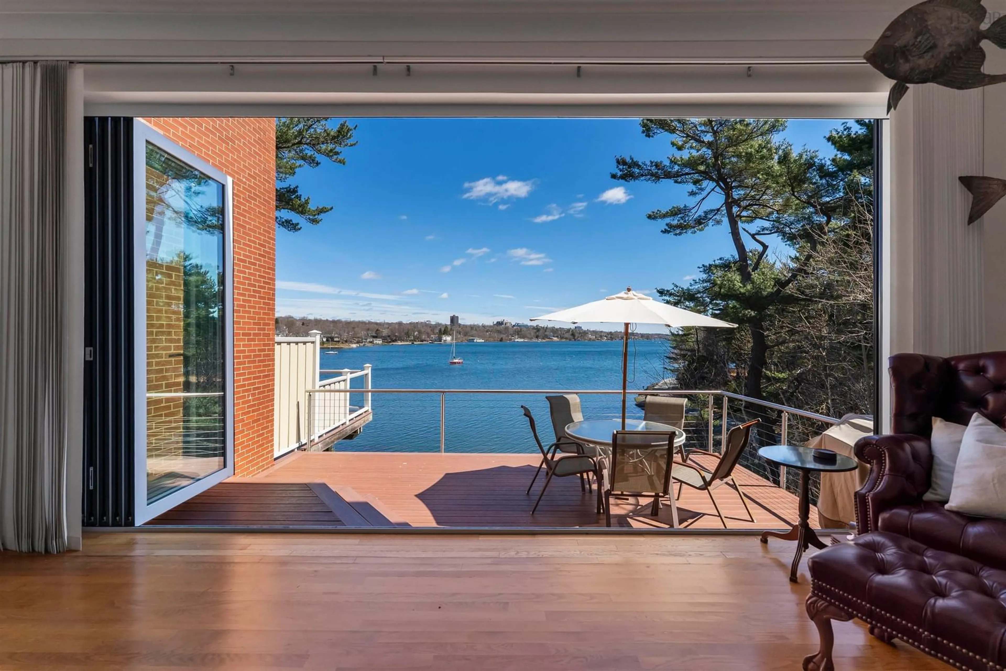 Patio, water/lake/river/ocean view for 71 Anchor Dr, Halifax Nova Scotia B3N 3B9