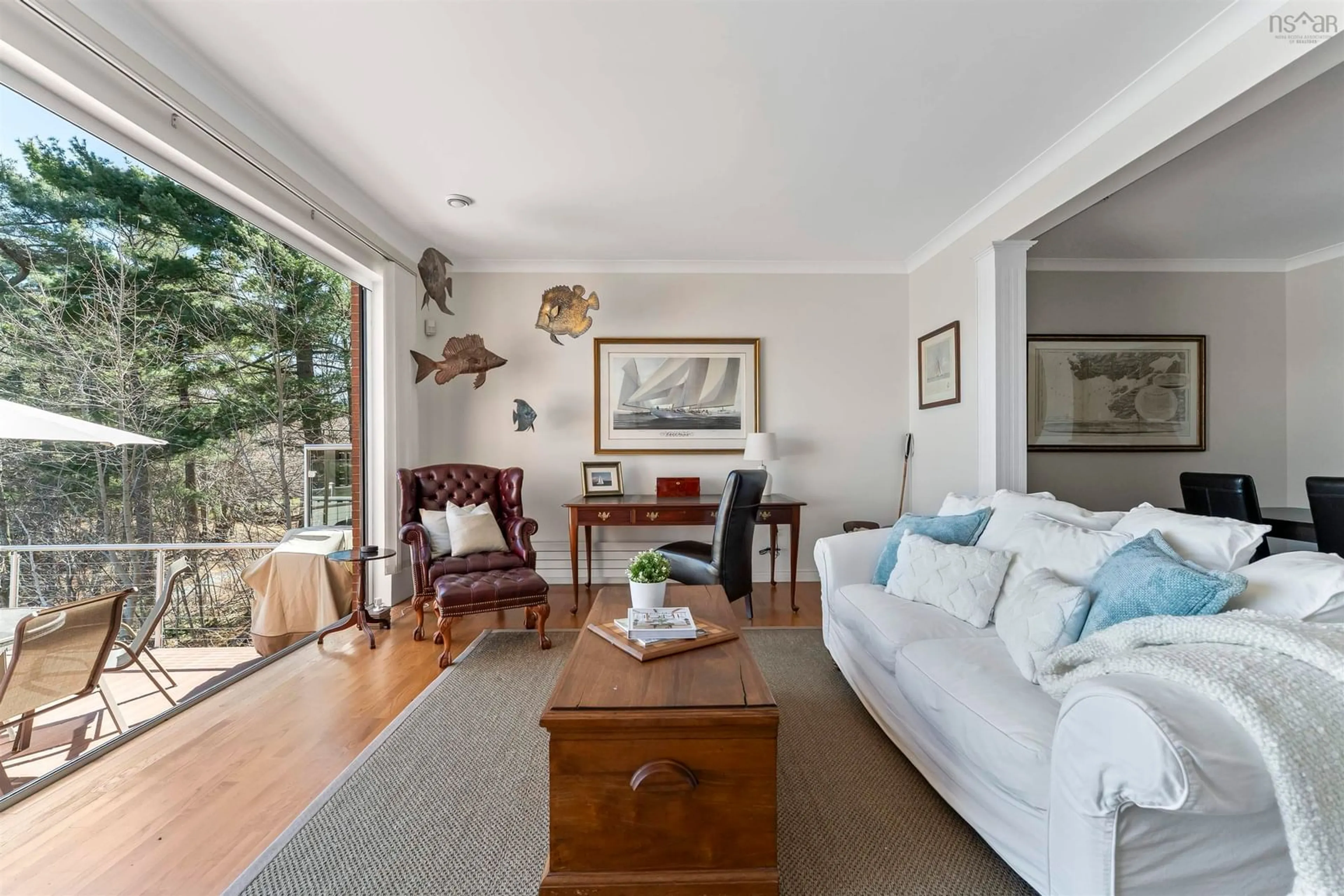 Living room with furniture, unknown for 71 Anchor Dr, Halifax Nova Scotia B3N 3B9