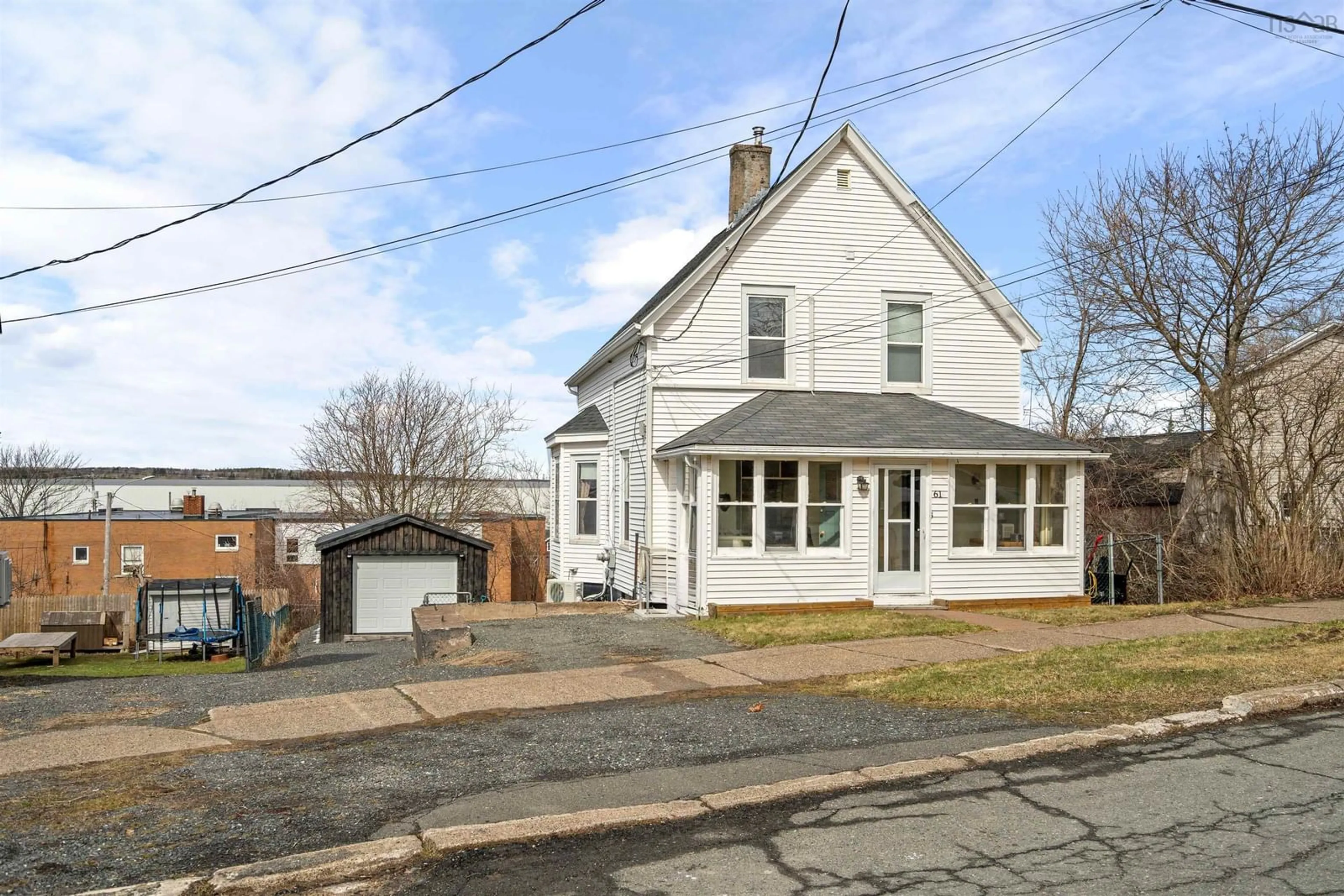 A pic from outside/outdoor area/front of a property/back of a property/a pic from drone, street for 61 High St, Trenton Nova Scotia B0K 1X2