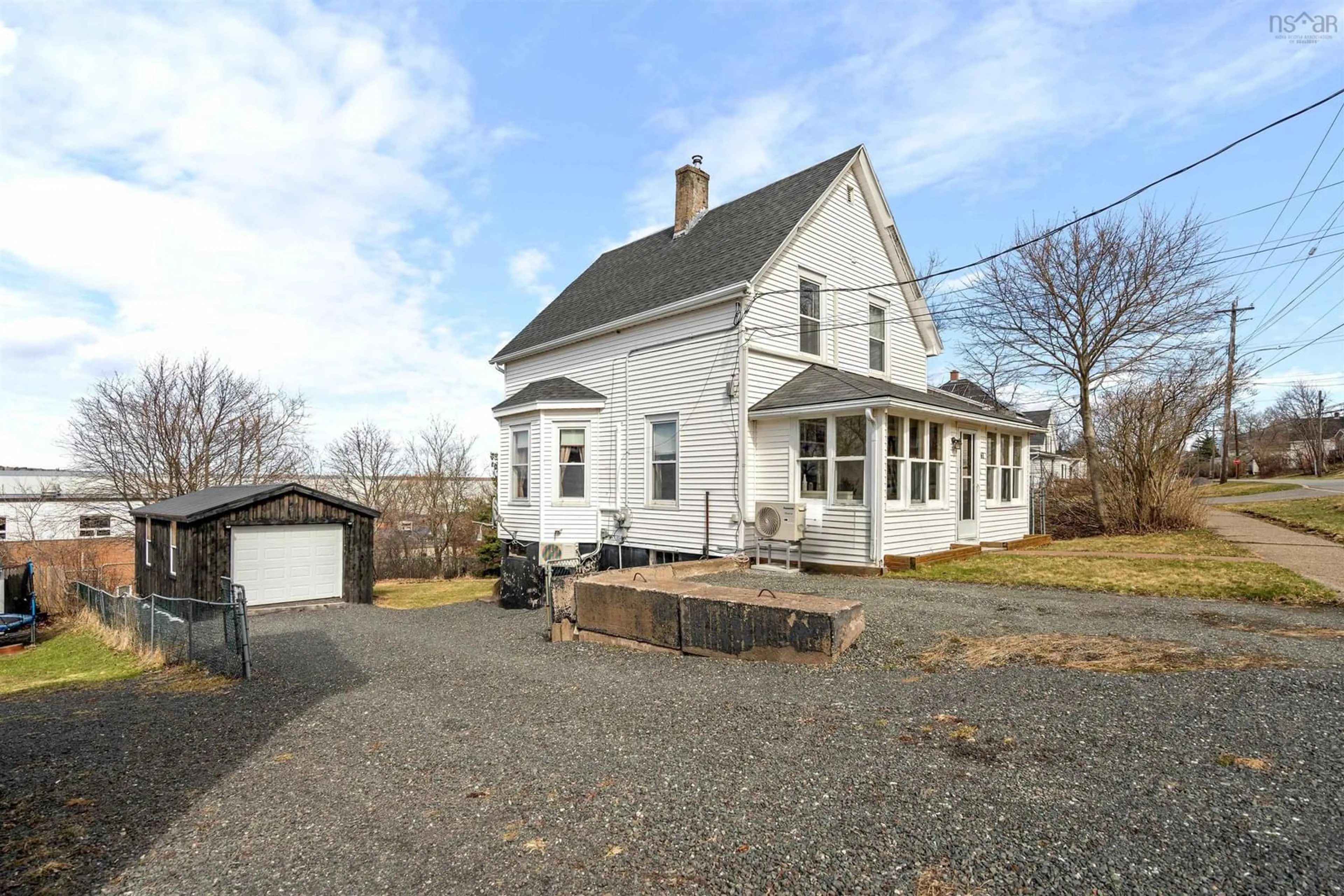 A pic from outside/outdoor area/front of a property/back of a property/a pic from drone, street for 61 High St, Trenton Nova Scotia B0K 1X2