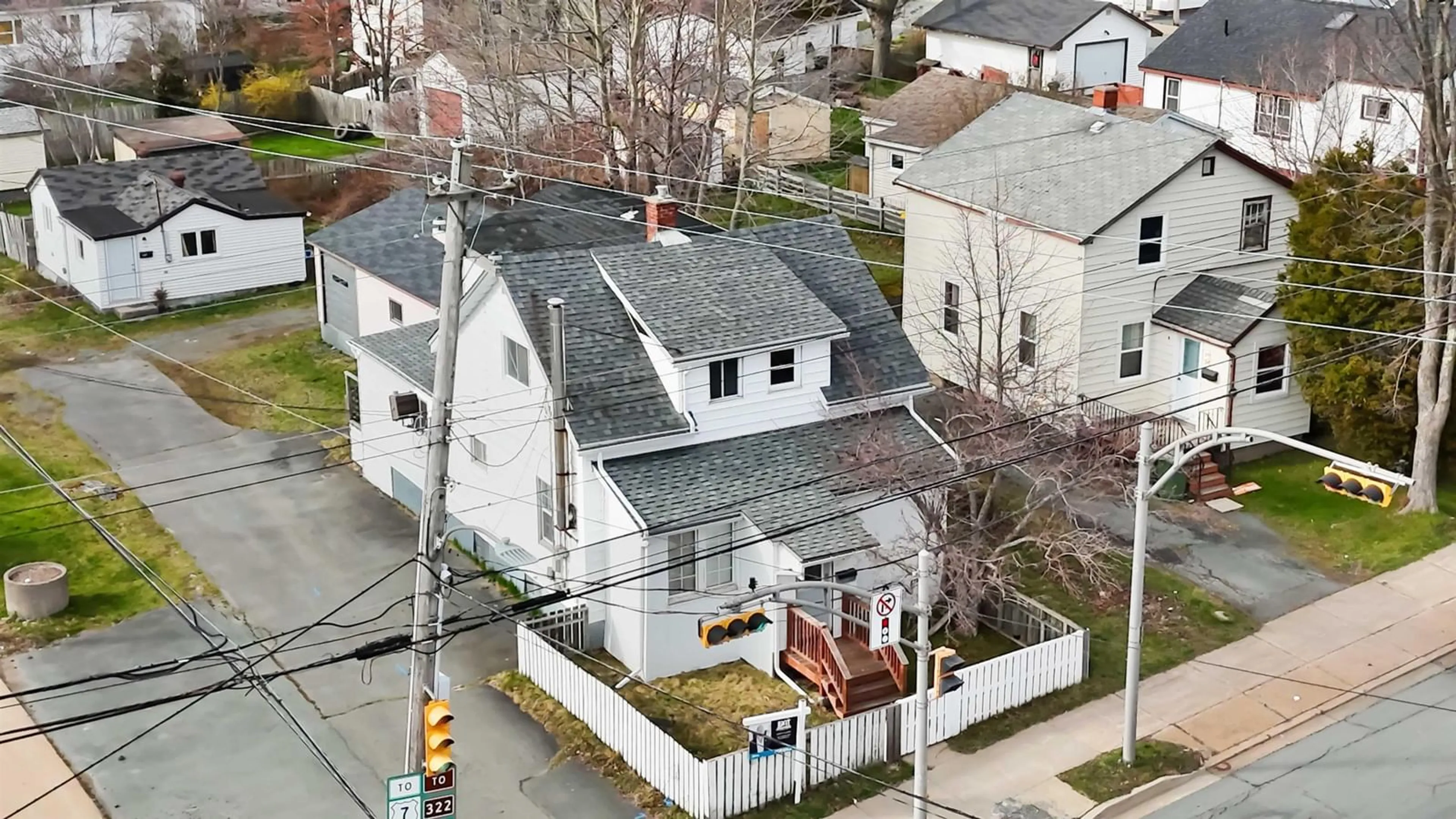A pic from outside/outdoor area/front of a property/back of a property/a pic from drone, street for 33 Albro Lake Rd, Dartmouth Nova Scotia B3A 3X9