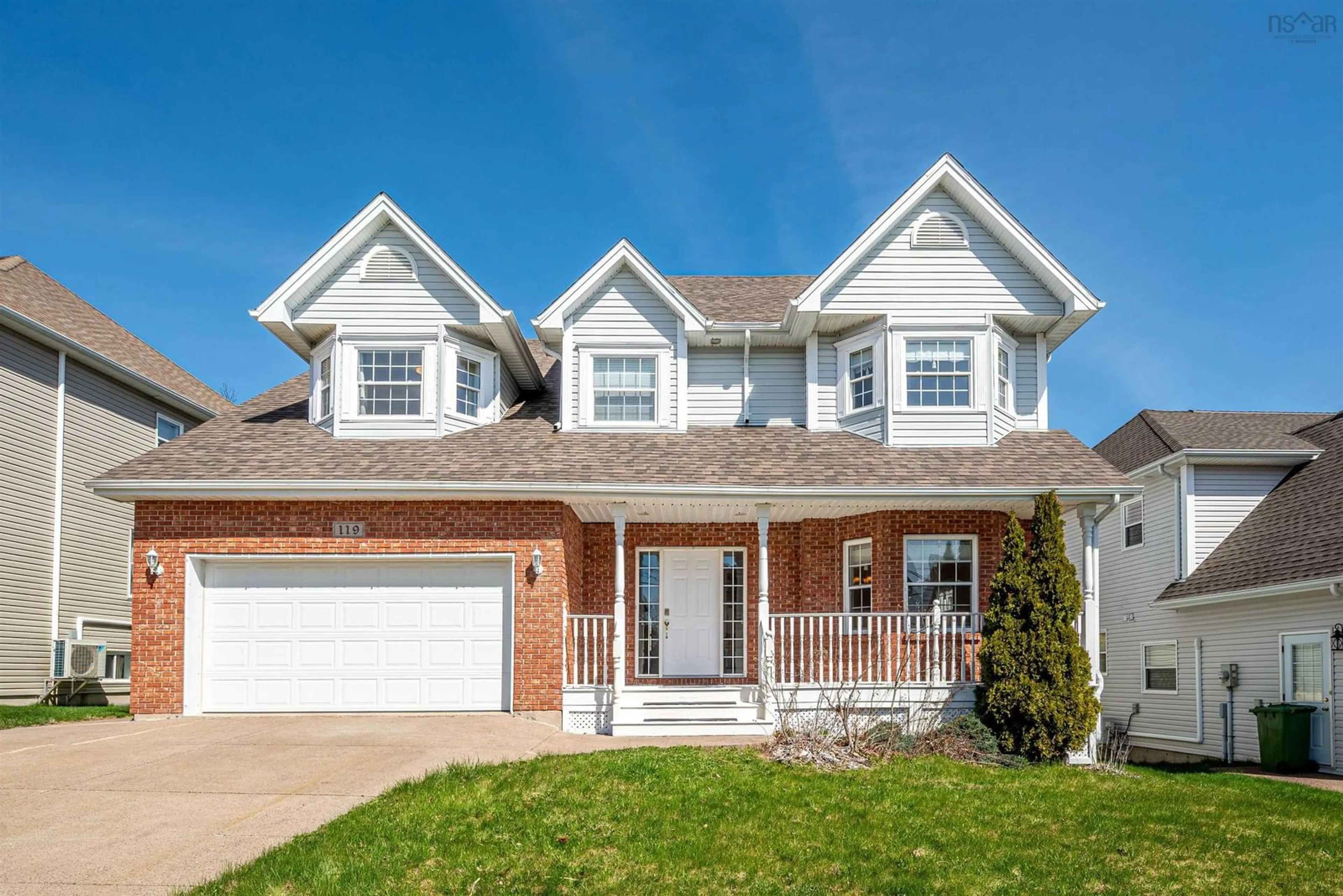 Home with brick exterior material, street for 119 Starboard Dr, Halifax Nova Scotia B3M 4T4
