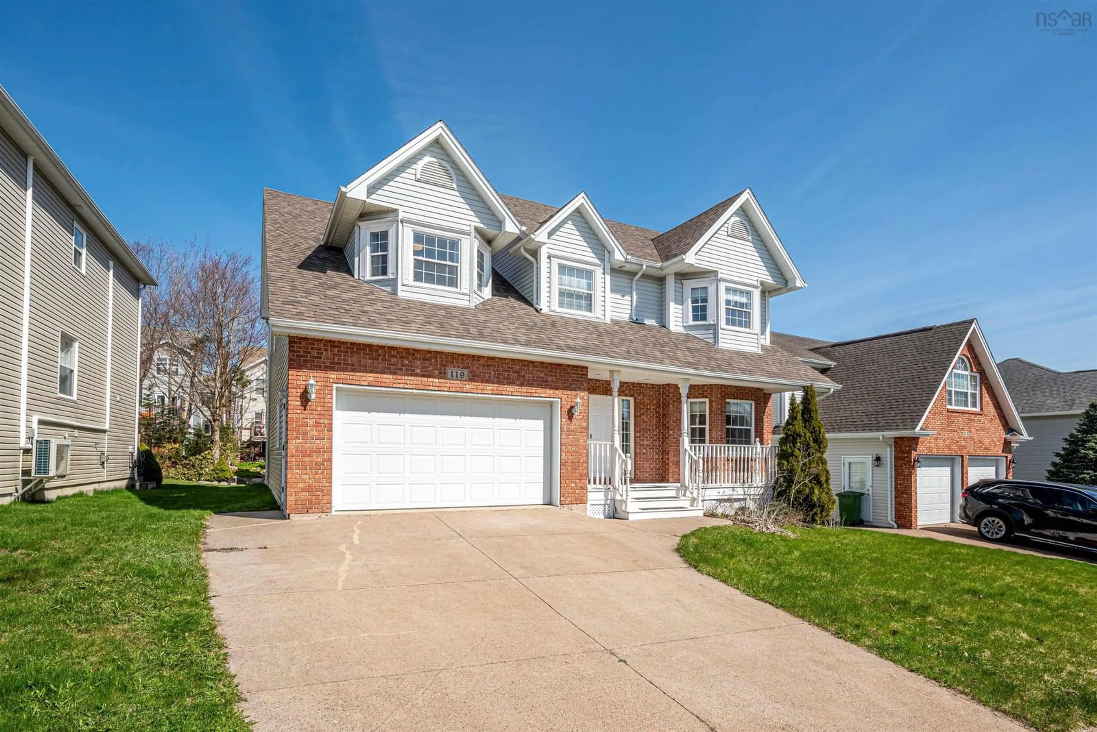 Home with brick exterior material, street for 119 Starboard Dr, Halifax Nova Scotia B3M 4T4