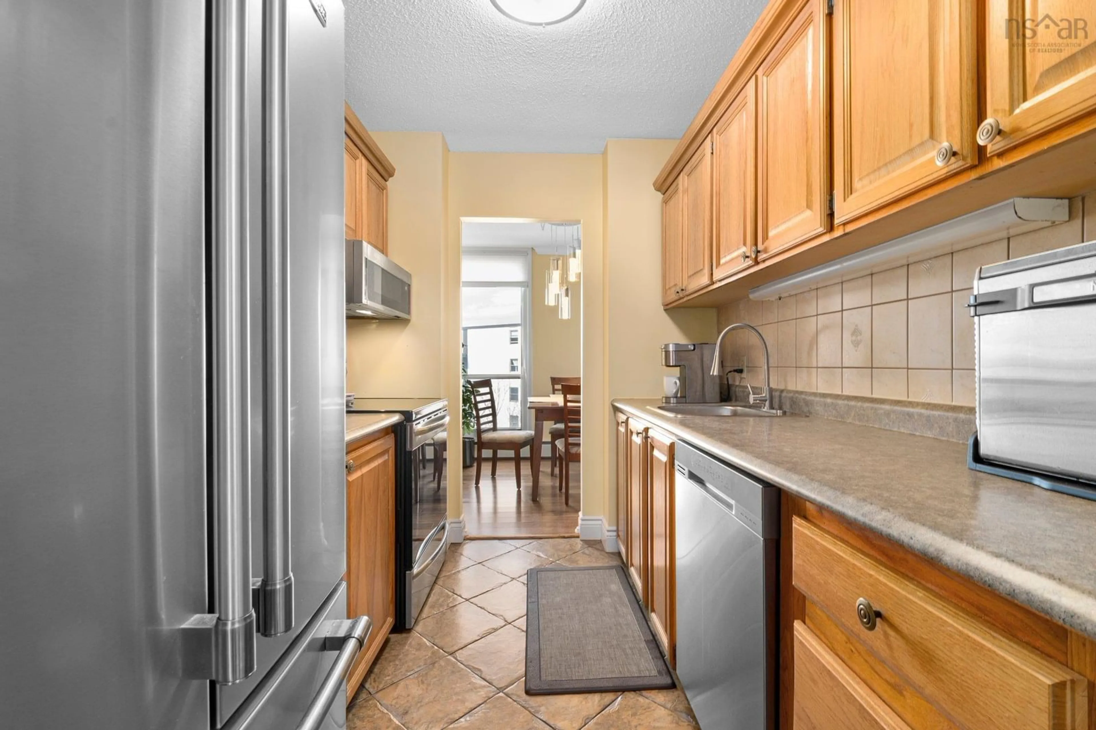 Standard kitchen, ceramic/tile floor for 105 Dunbrack St #211, Halifax Nova Scotia B3M 3G7